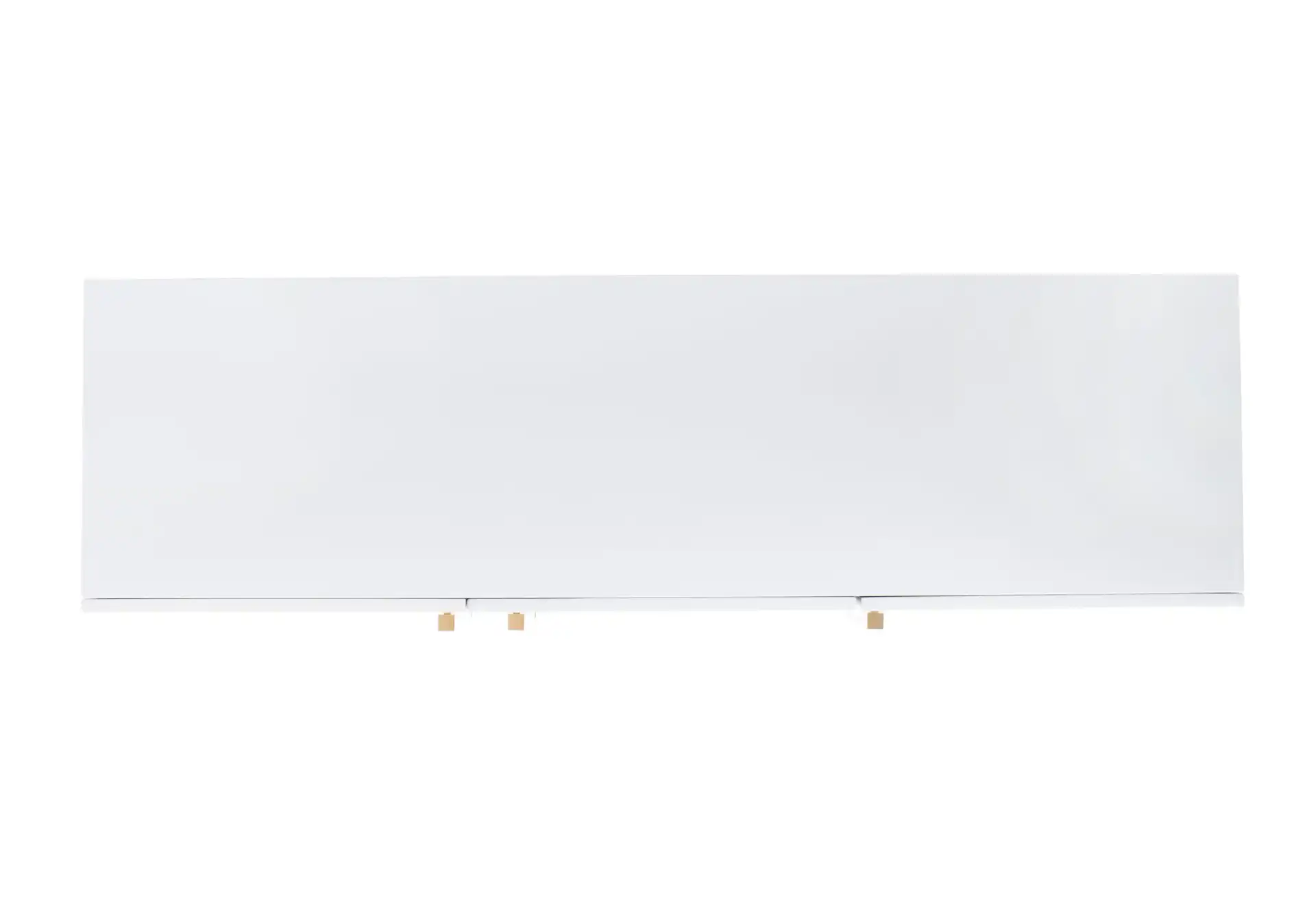 Poppy Three-Door Sideboard in Grey, detail view
