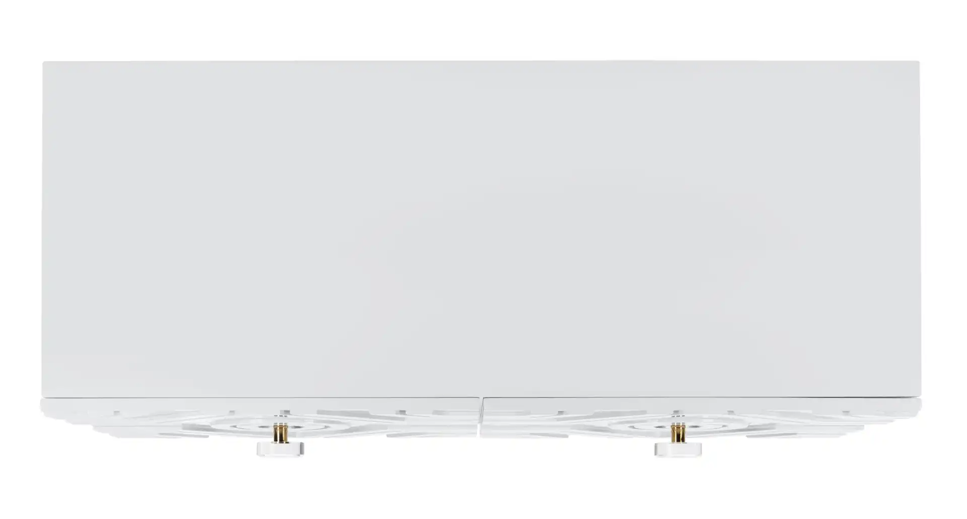 Zayn Diamond Sideboard in Light Gray / Gold, detail view