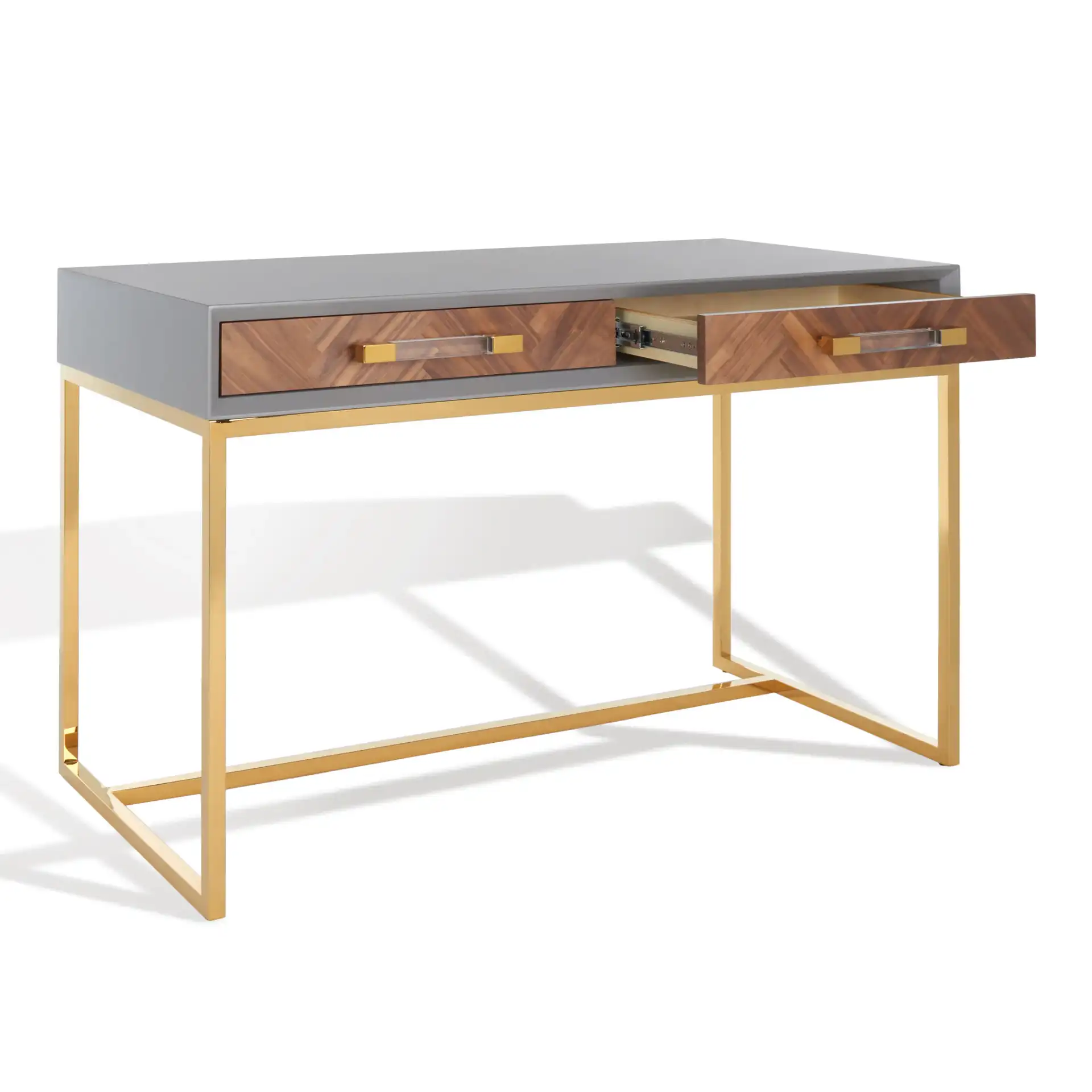 Marty Modern Desk in Grey