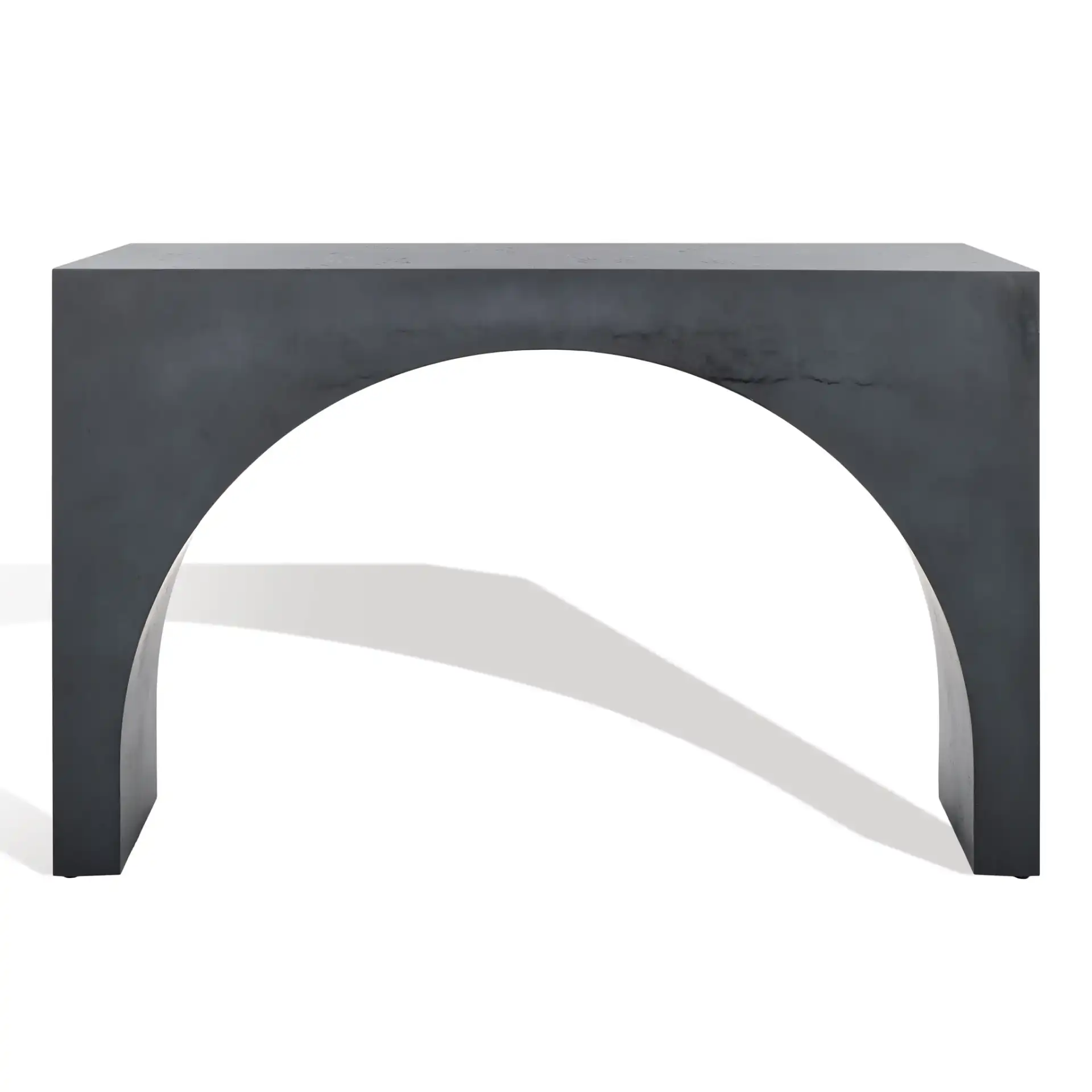 Katelynn Burled Mappa Console in Gray, detail view
