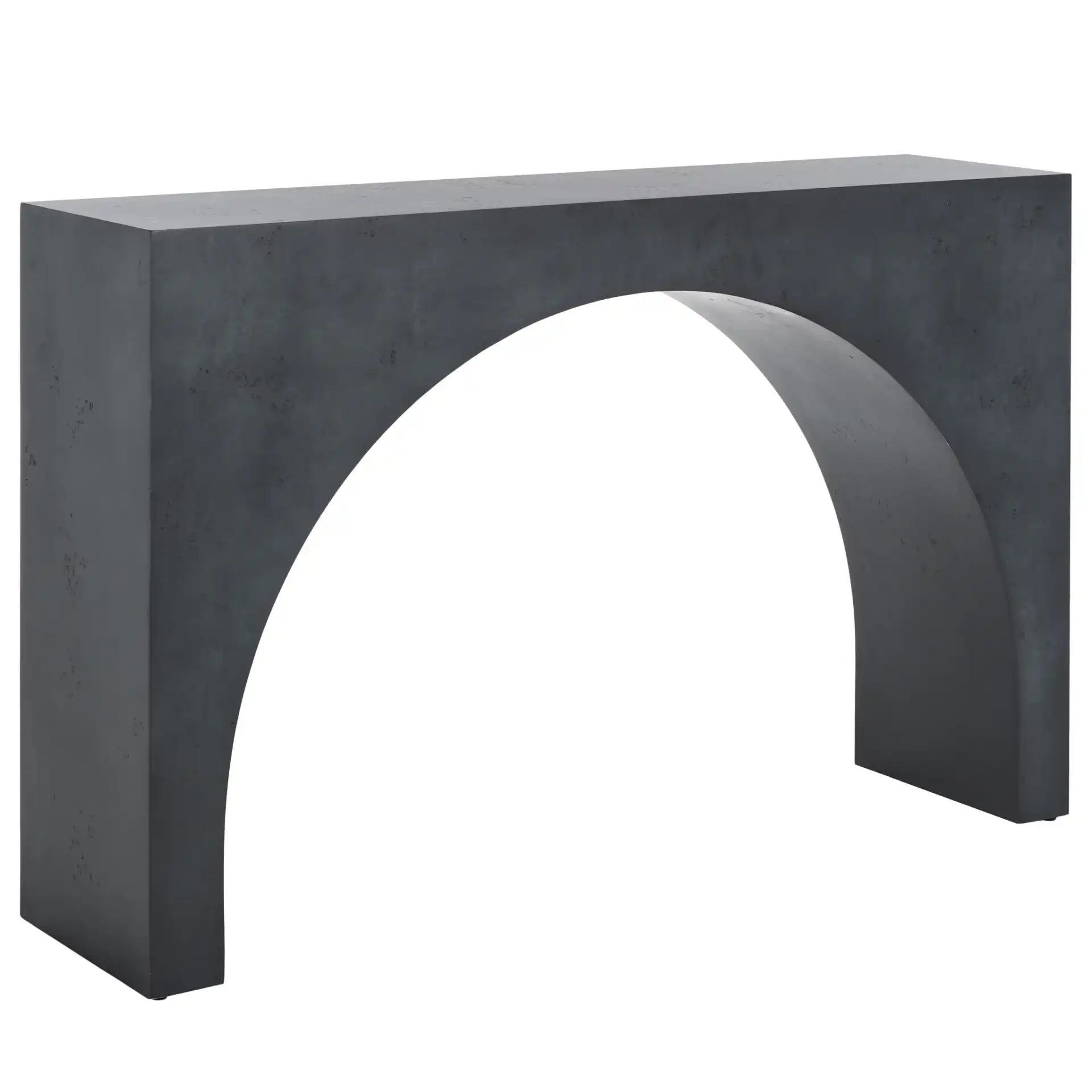 Katelynn Burled Mappa Console in Gray, detail view