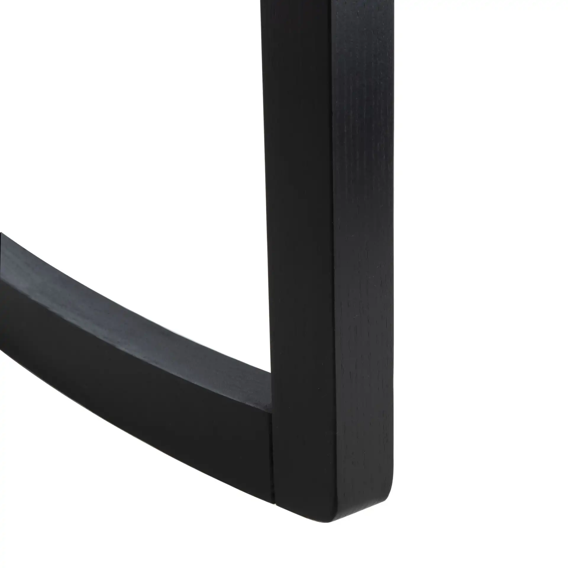 Perth Rattan Rocking Chair in Black / Natural, detail view