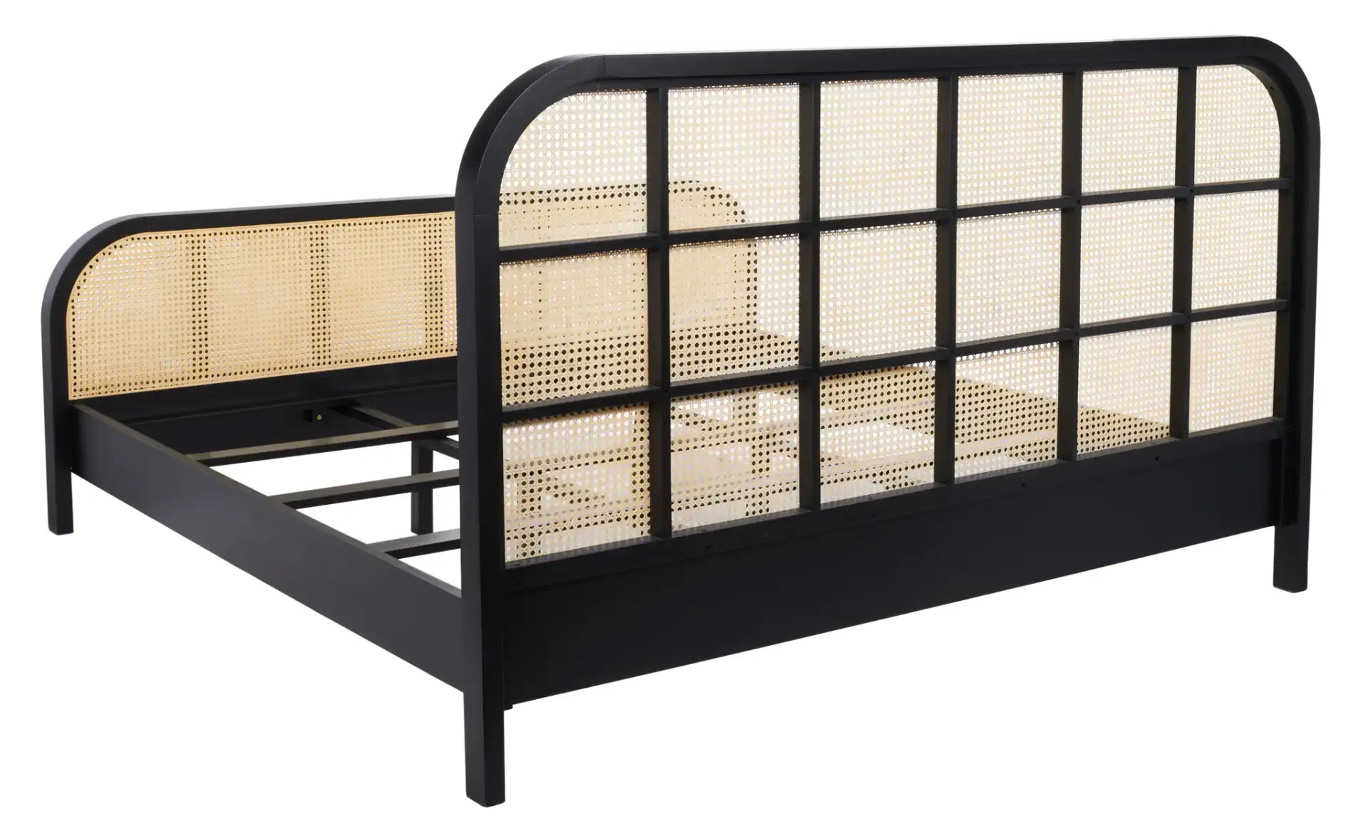 Mcallister Cane Bed in Black / Natural, detail view