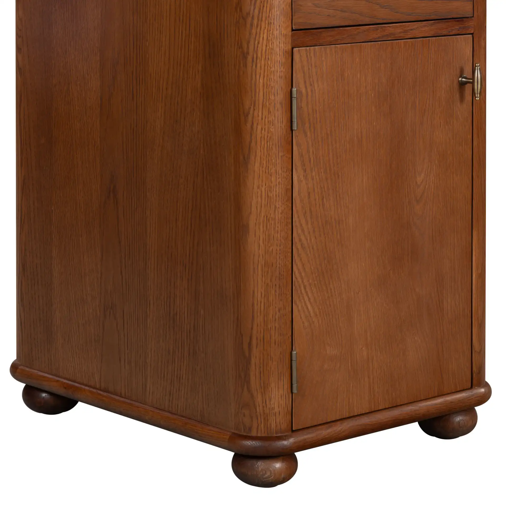 Lorella Wood 60" Desk in Walnut, detail view