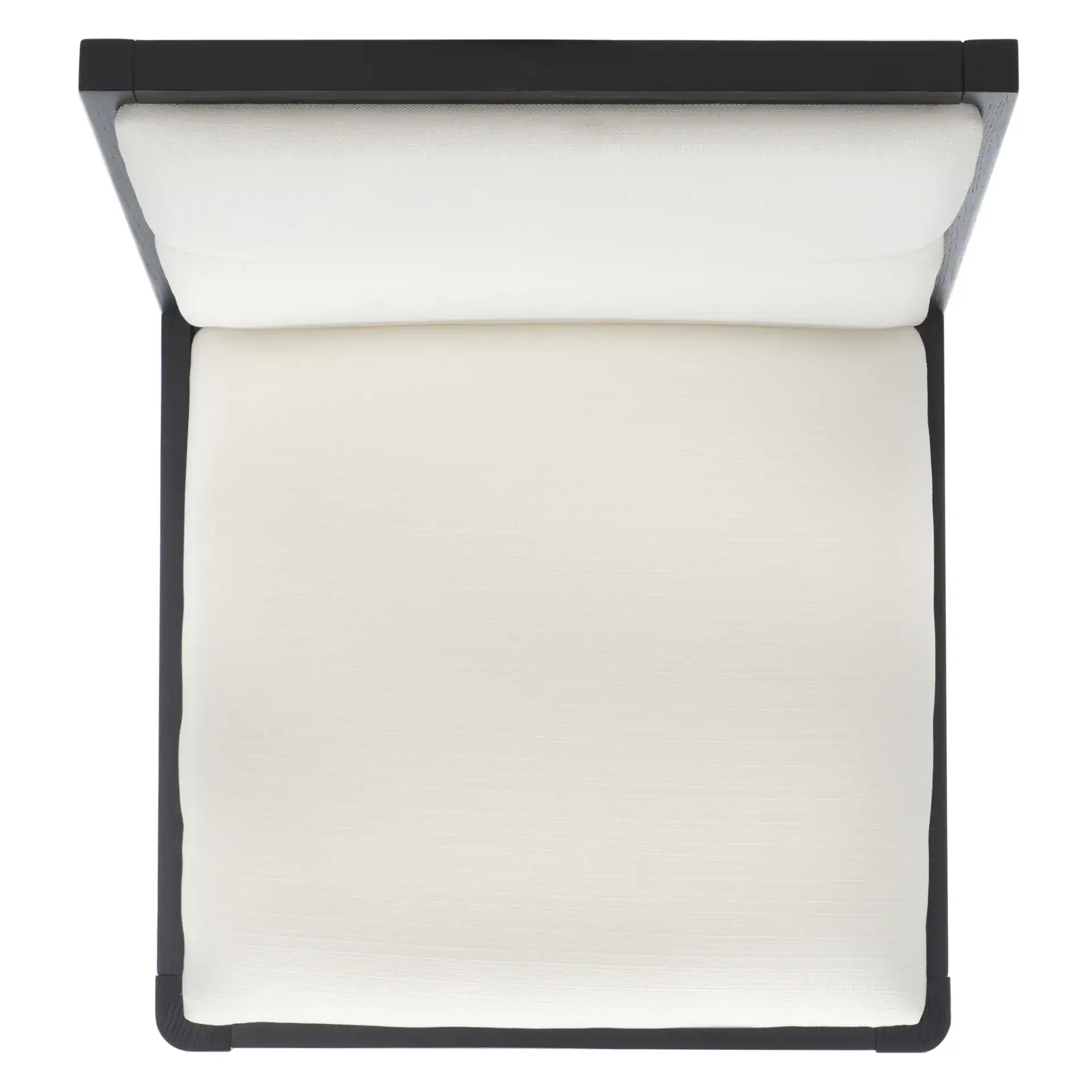 Laycee Linen Counter Stool (Set of 2) in Black / White, detail view