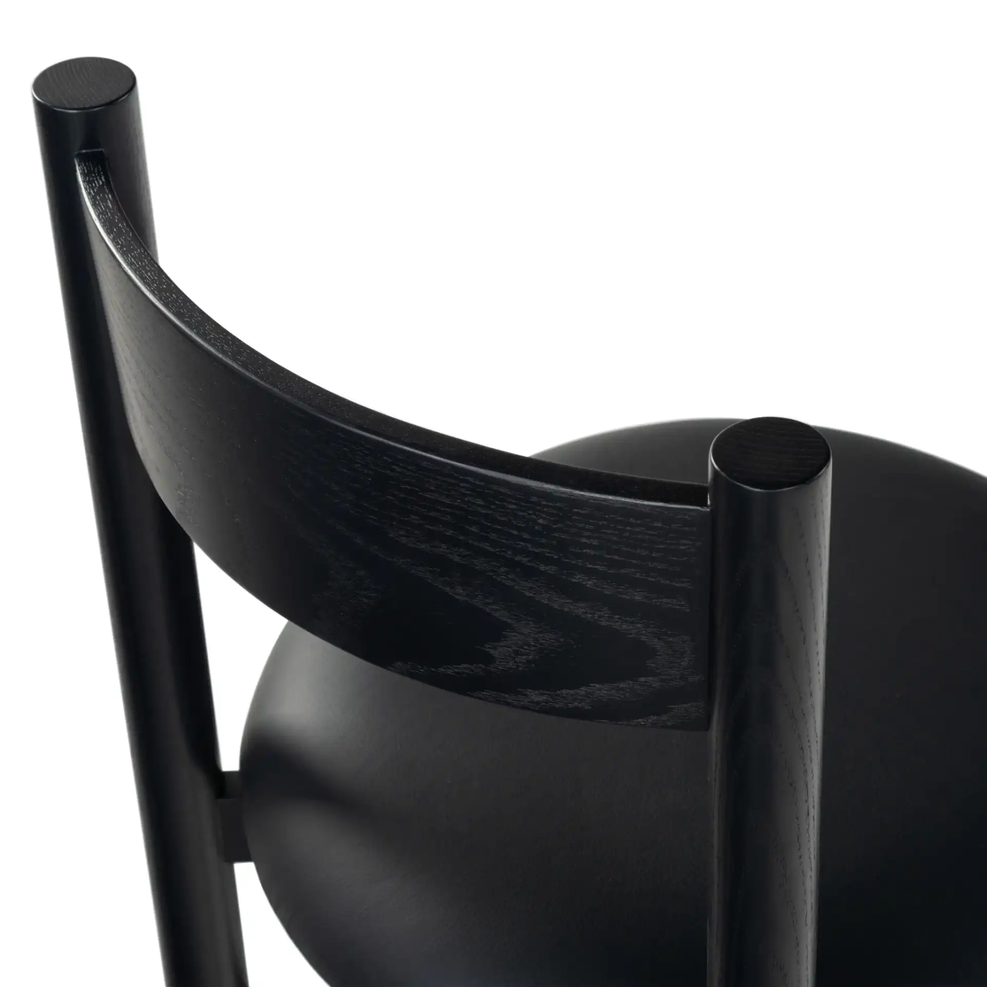 Tayla Counter Stool in Black in a styled room