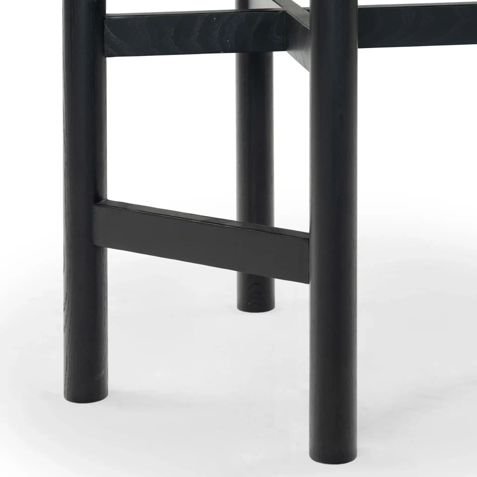 Tayla Counter Stool in Black, detail view