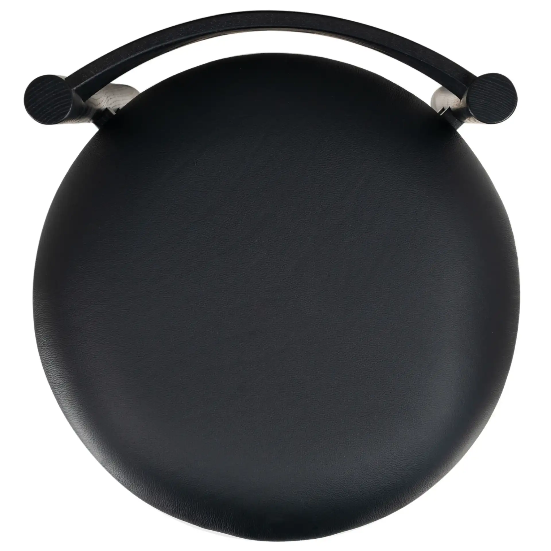 Tayla Counter Stool in Black, detail view