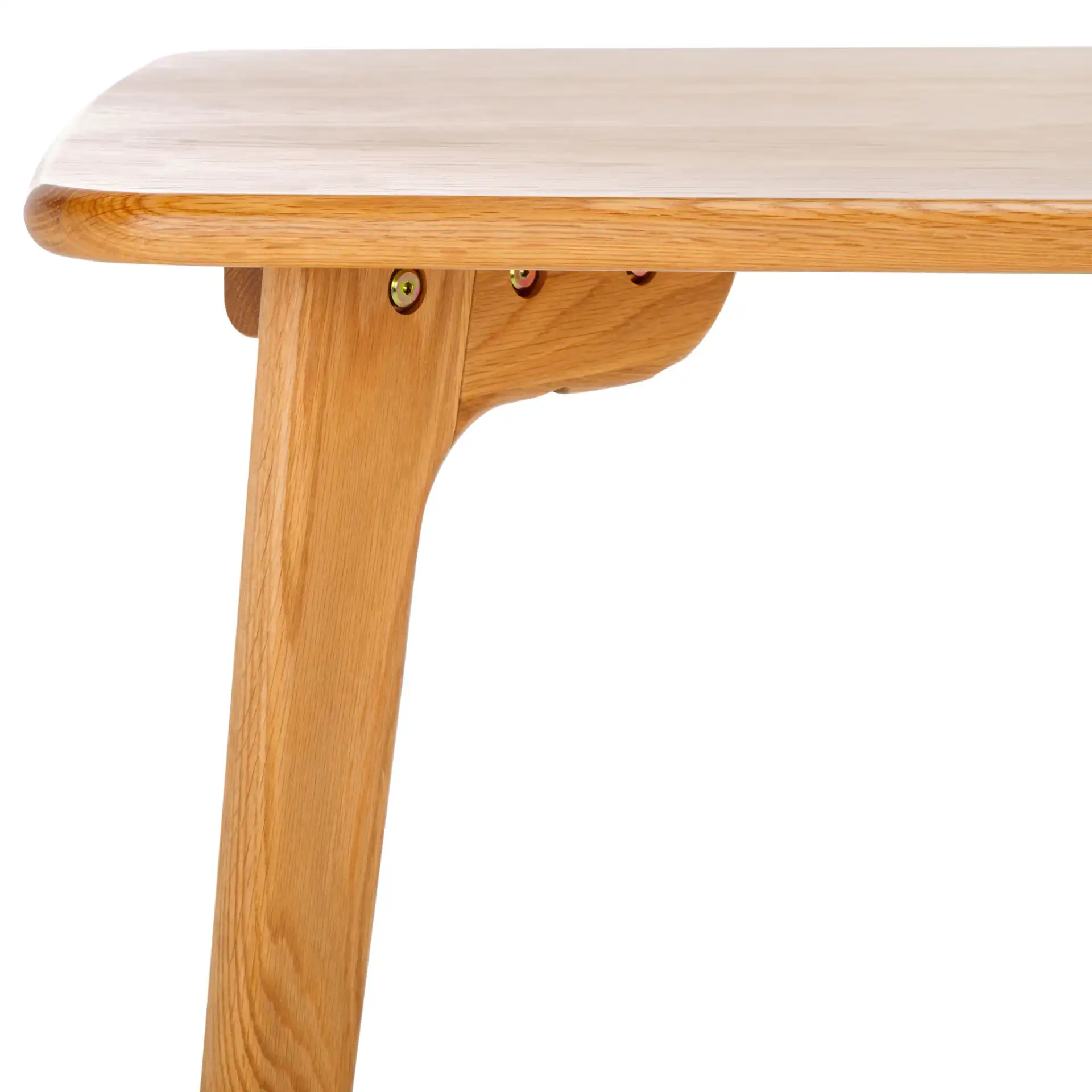 Calverton Wood Dining Table in Natural in a styled room