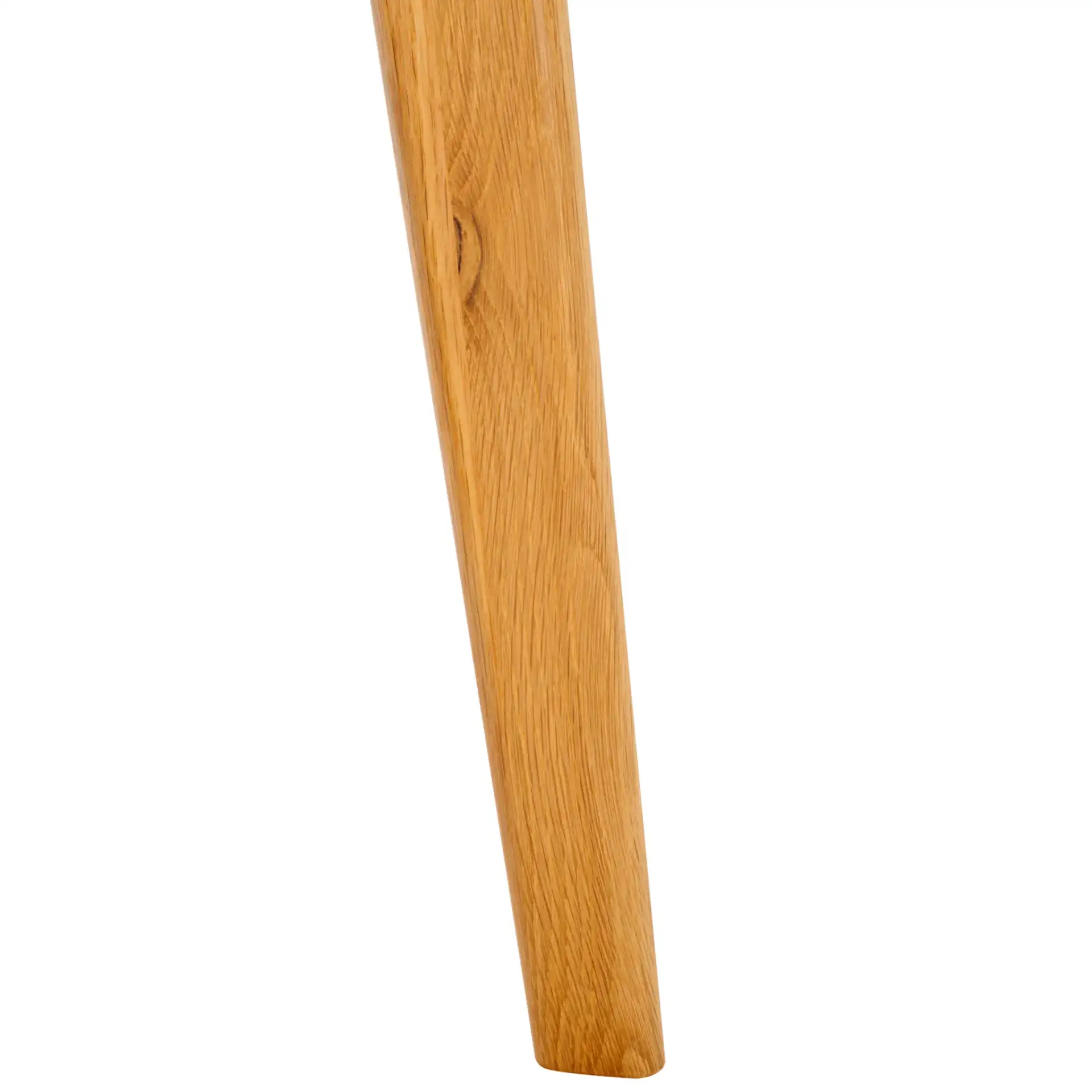 Calverton Wood Dining Table in Natural, detail view