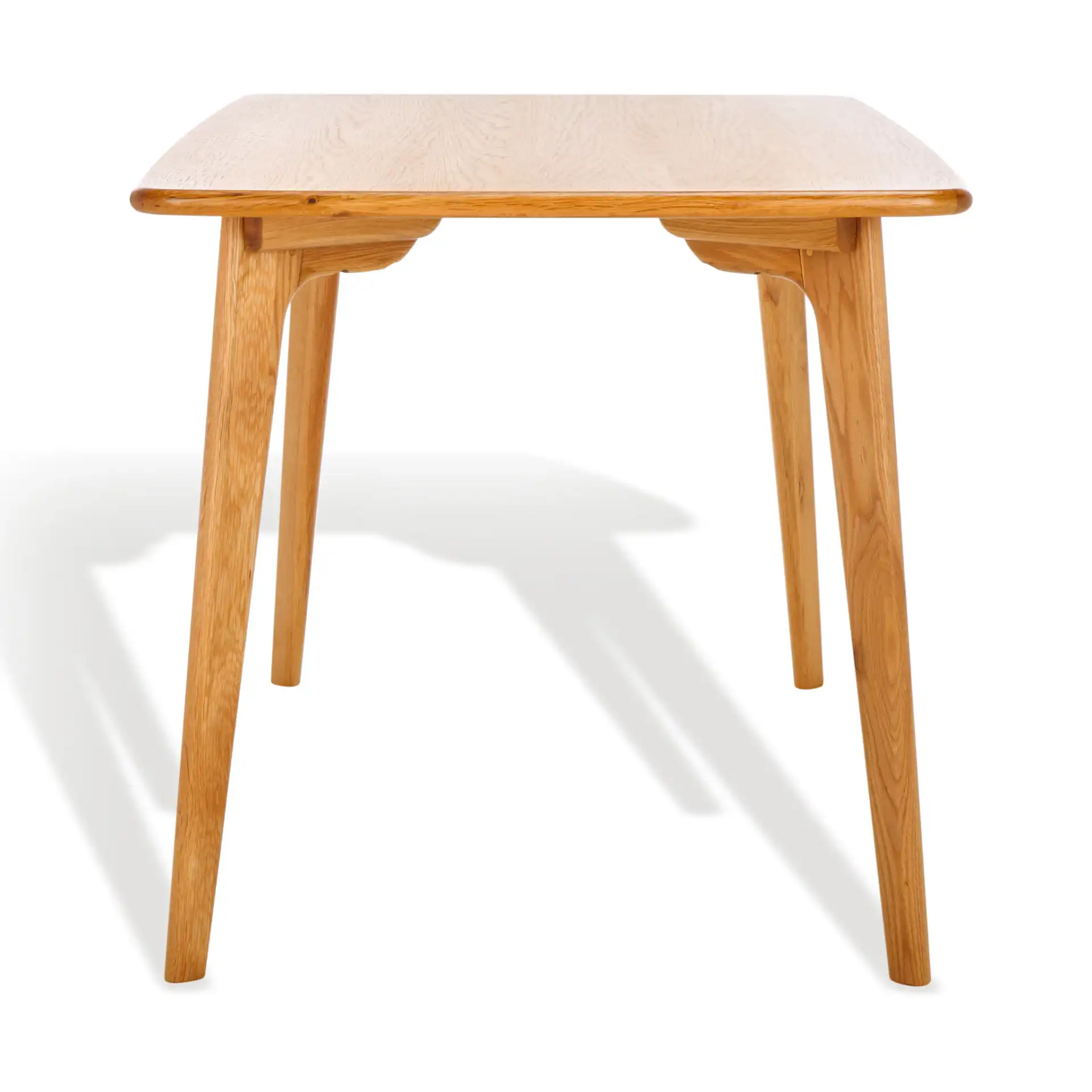 Calverton Wood Dining Table in Natural, detail view