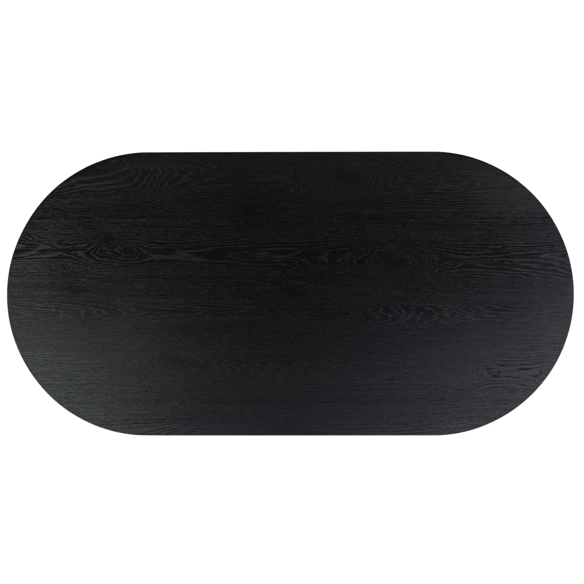 Sofiette Oval Dining Table in Black, detail view