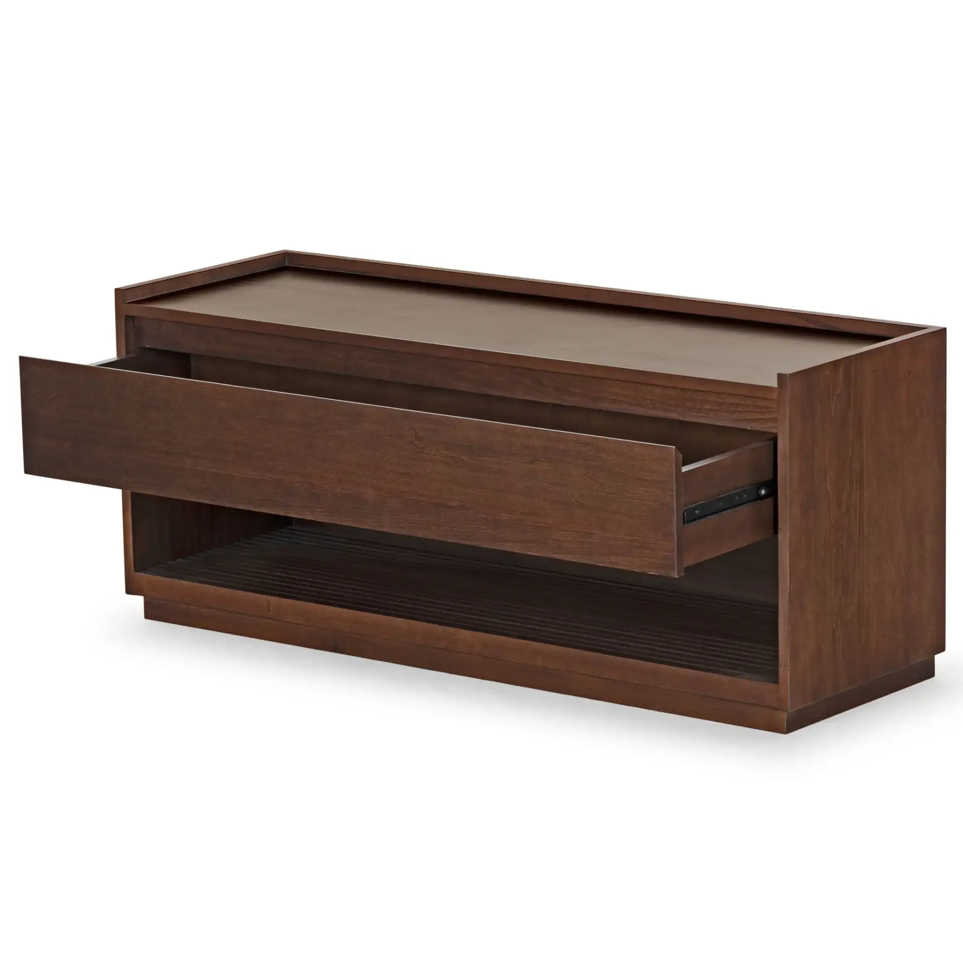Petrabella Wood Hall Tree in Walnut / Black, detail view