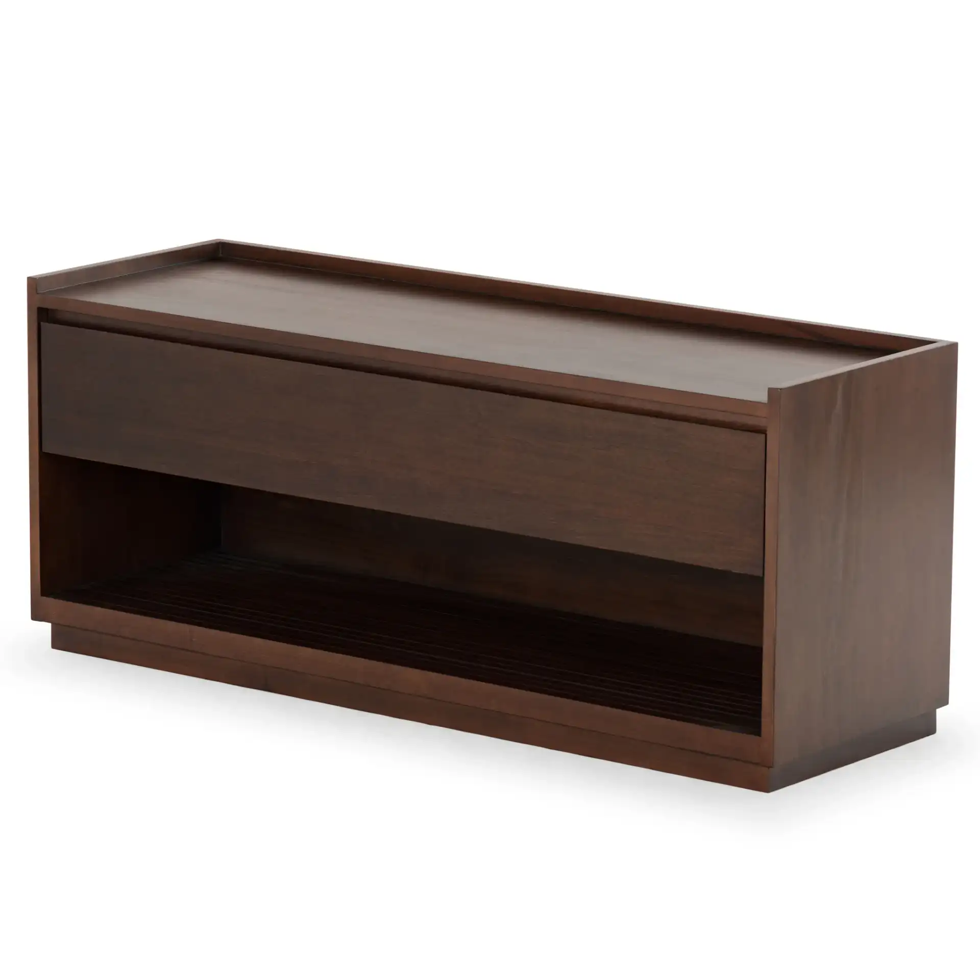 Petrabella Wood Hall Tree in Walnut / Black, detail view
