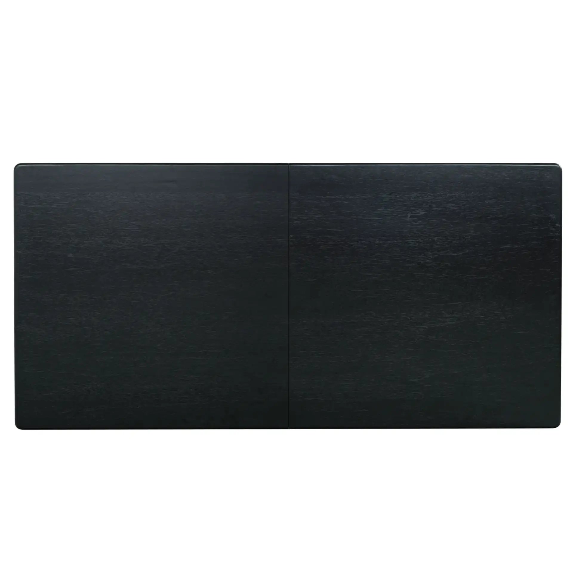 Rhylee Extendable Dining Table in Black, detail view