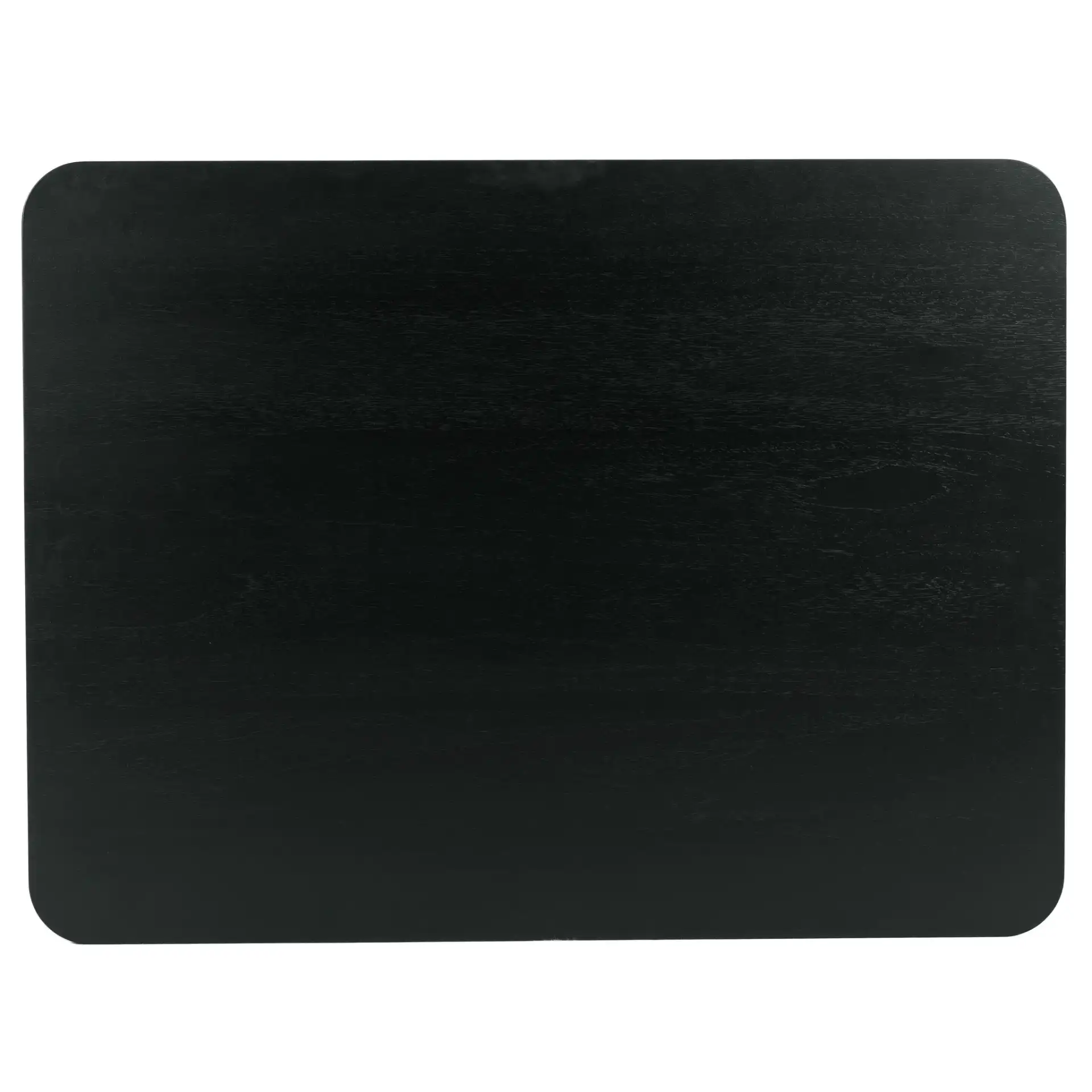 Yurina Rectangular Wood Coffee Table in Black, detail view