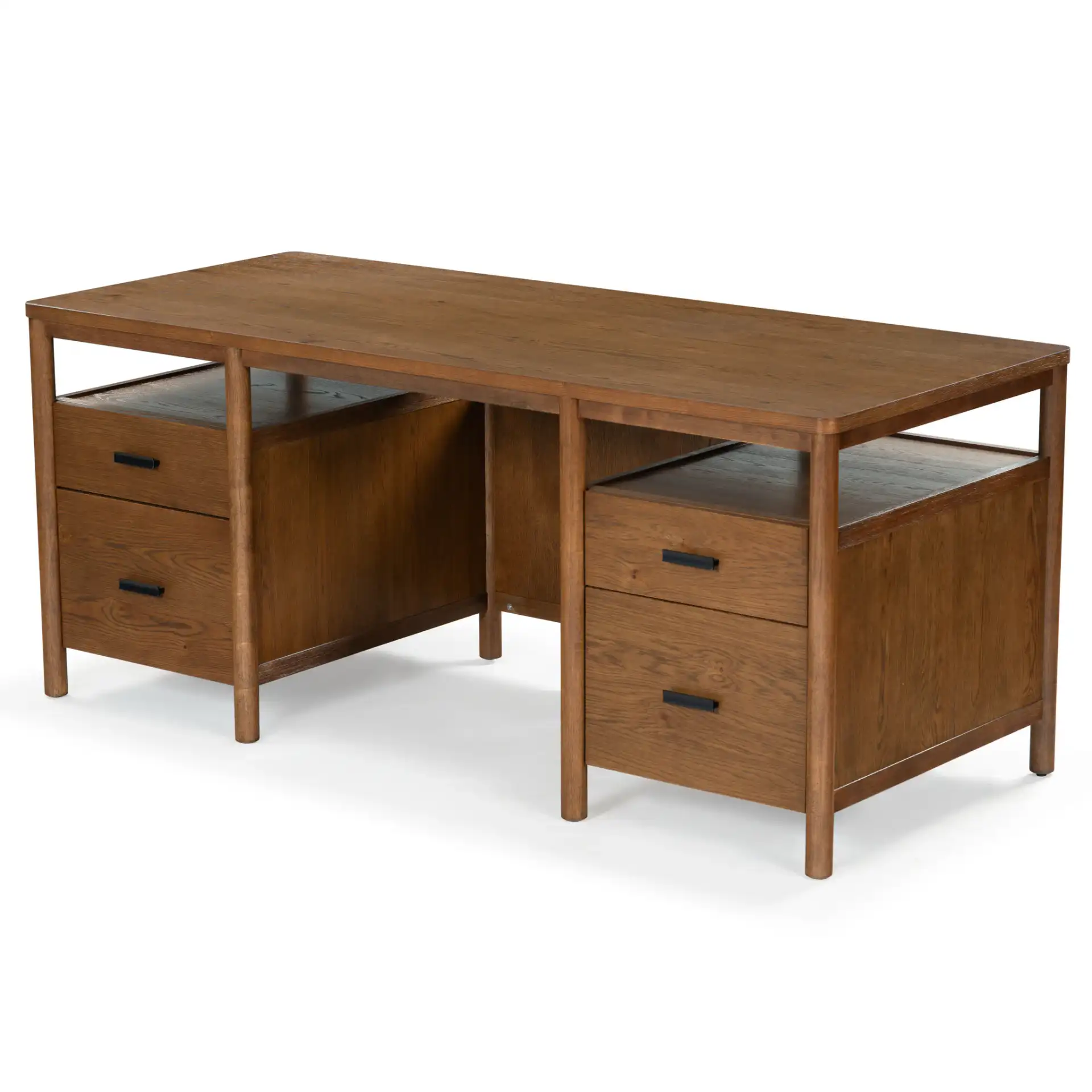 Medium Oak / Black