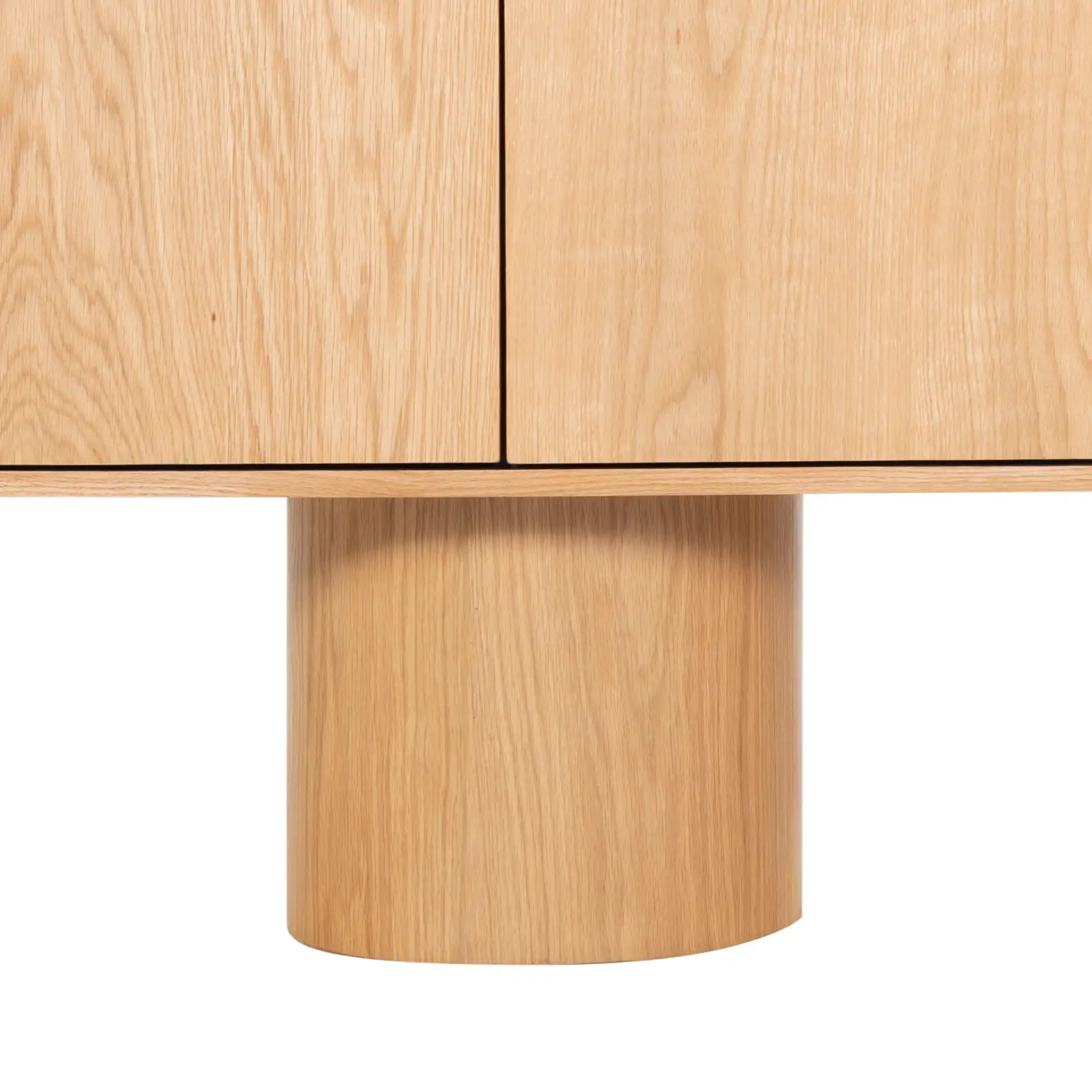 Alberti Wood Sideboard in Natural, detail view