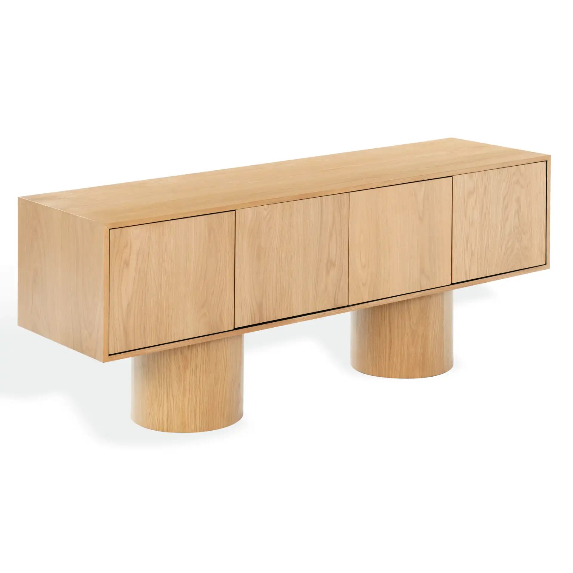 Alberti Wood Sideboard in Natural, detail view