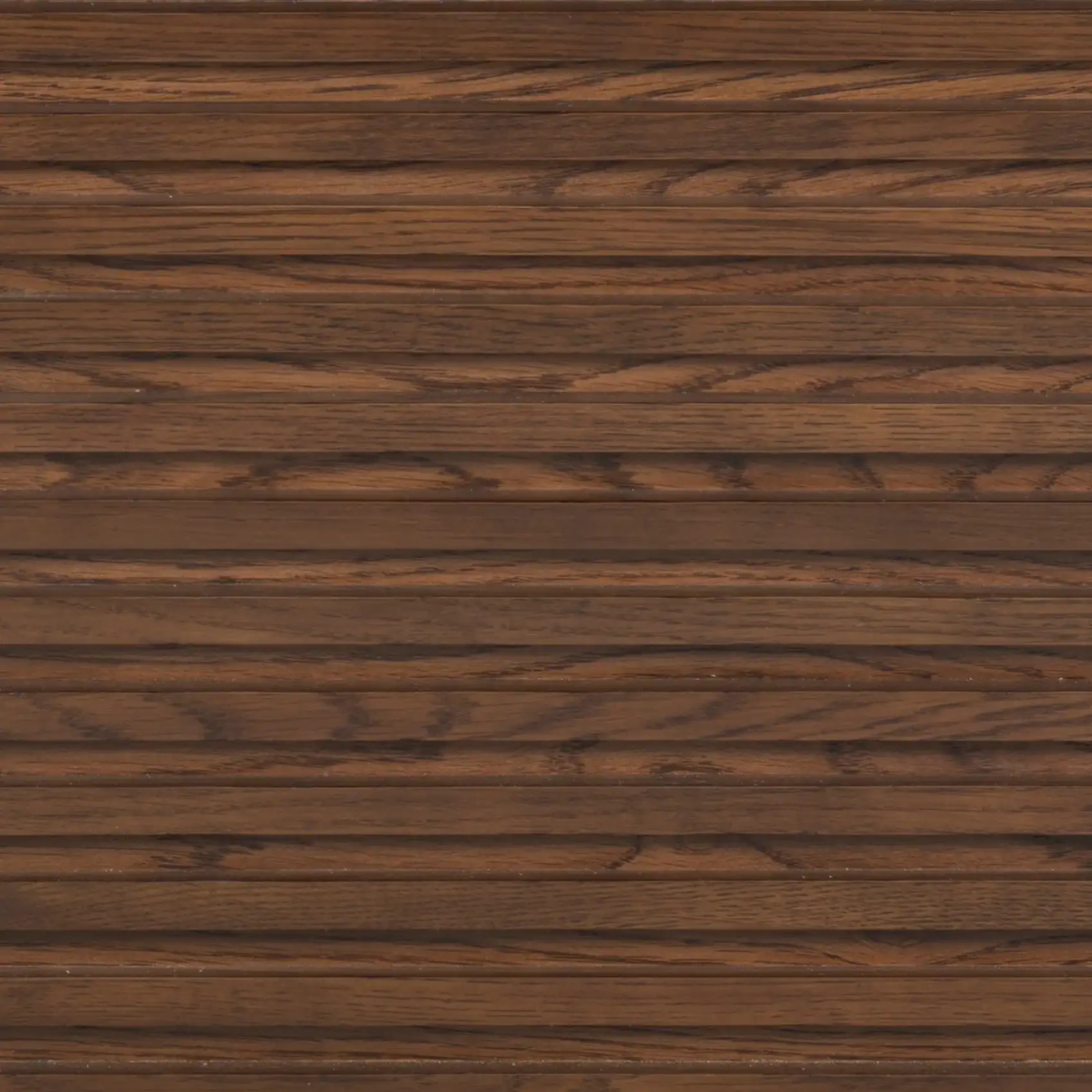 Zuzu Wood Storage Bench in Walnut, detail view