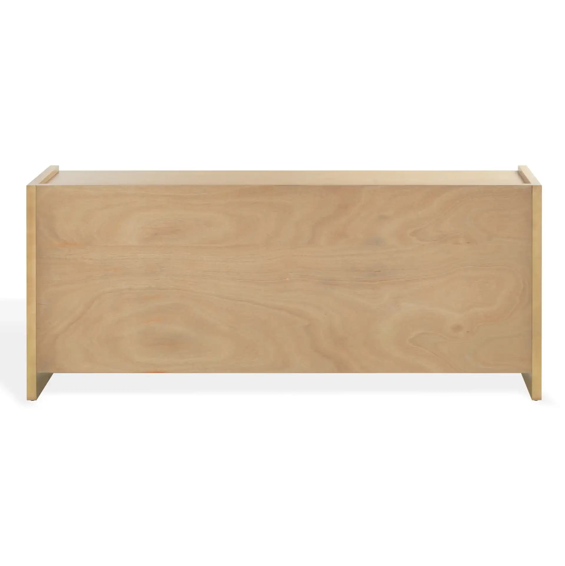 Rhylee Four-Door Wood Sideboard in Natural, detail view