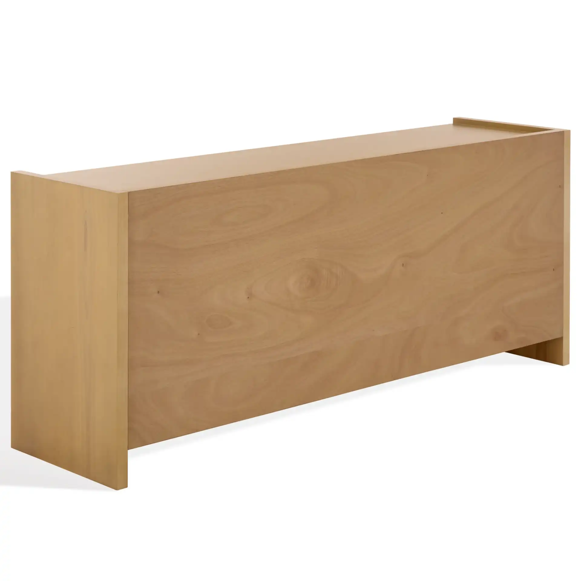 Rhylee Four-Door Wood Sideboard in Natural, detail view