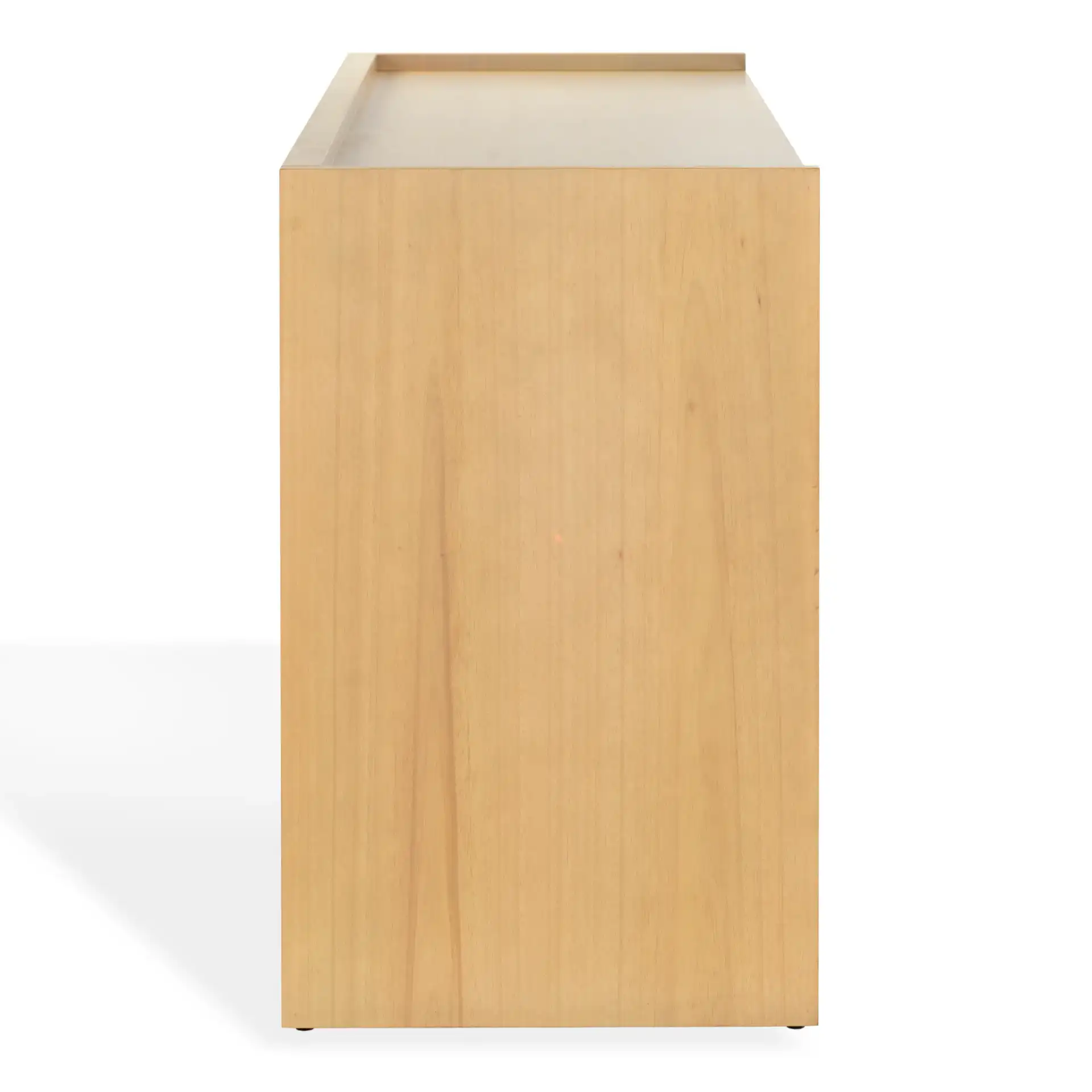 Rhylee Four-Door Wood Sideboard in Natural, detail view
