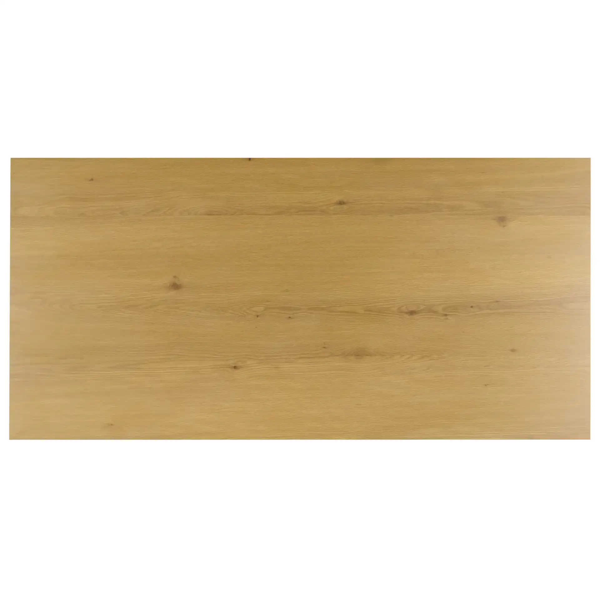 Shelbee Wood Rectangular Dining Table in Natural Cerused Oak, detail view