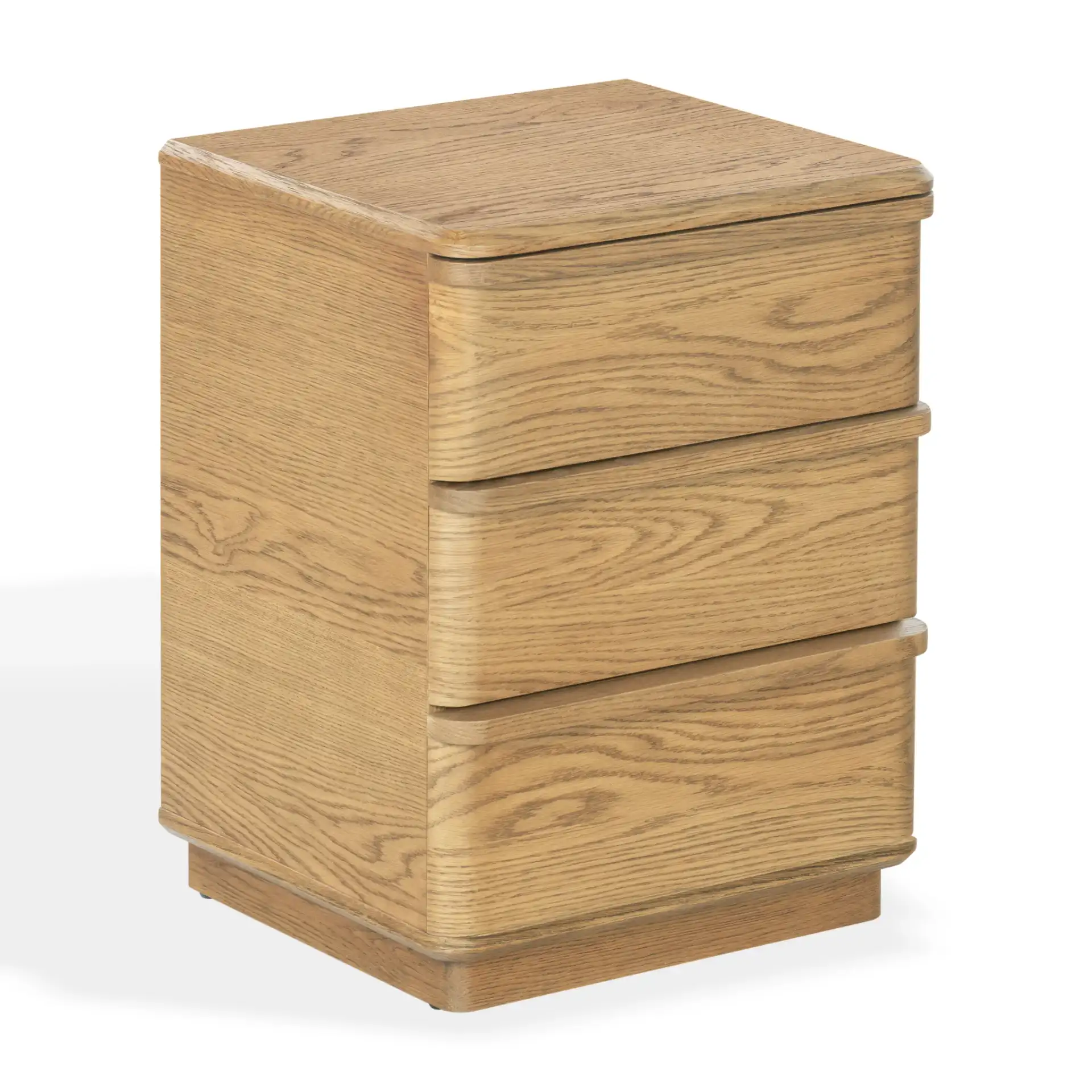 Guillermo Three-Drawer Nightstand in Natural, detail view
