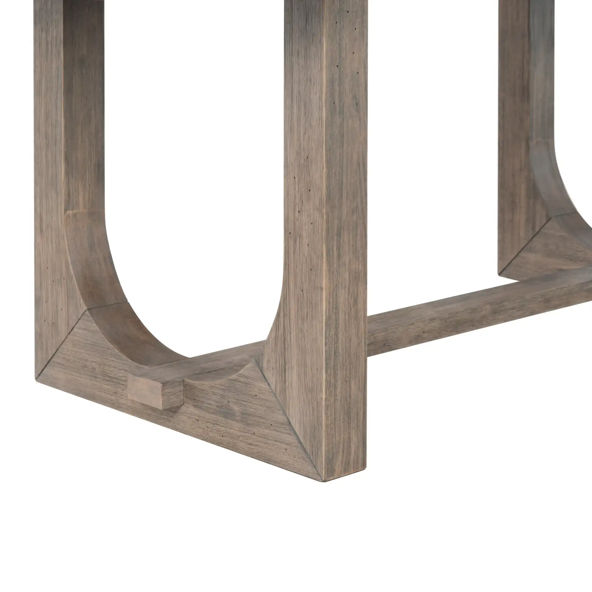 Doriella Extend Dining Table in Walnut, detail view