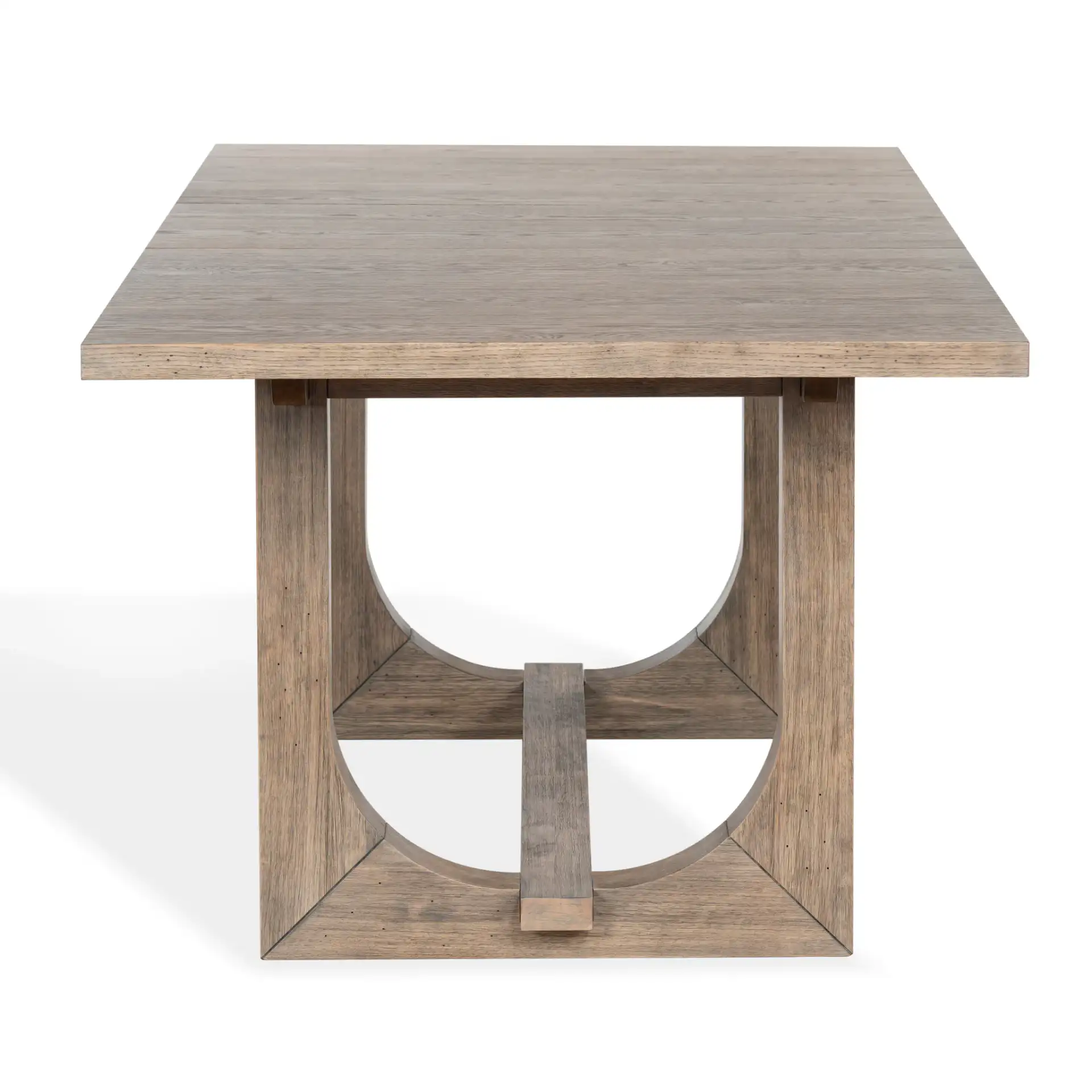 Doriella Extend Dining Table in Walnut, detail view