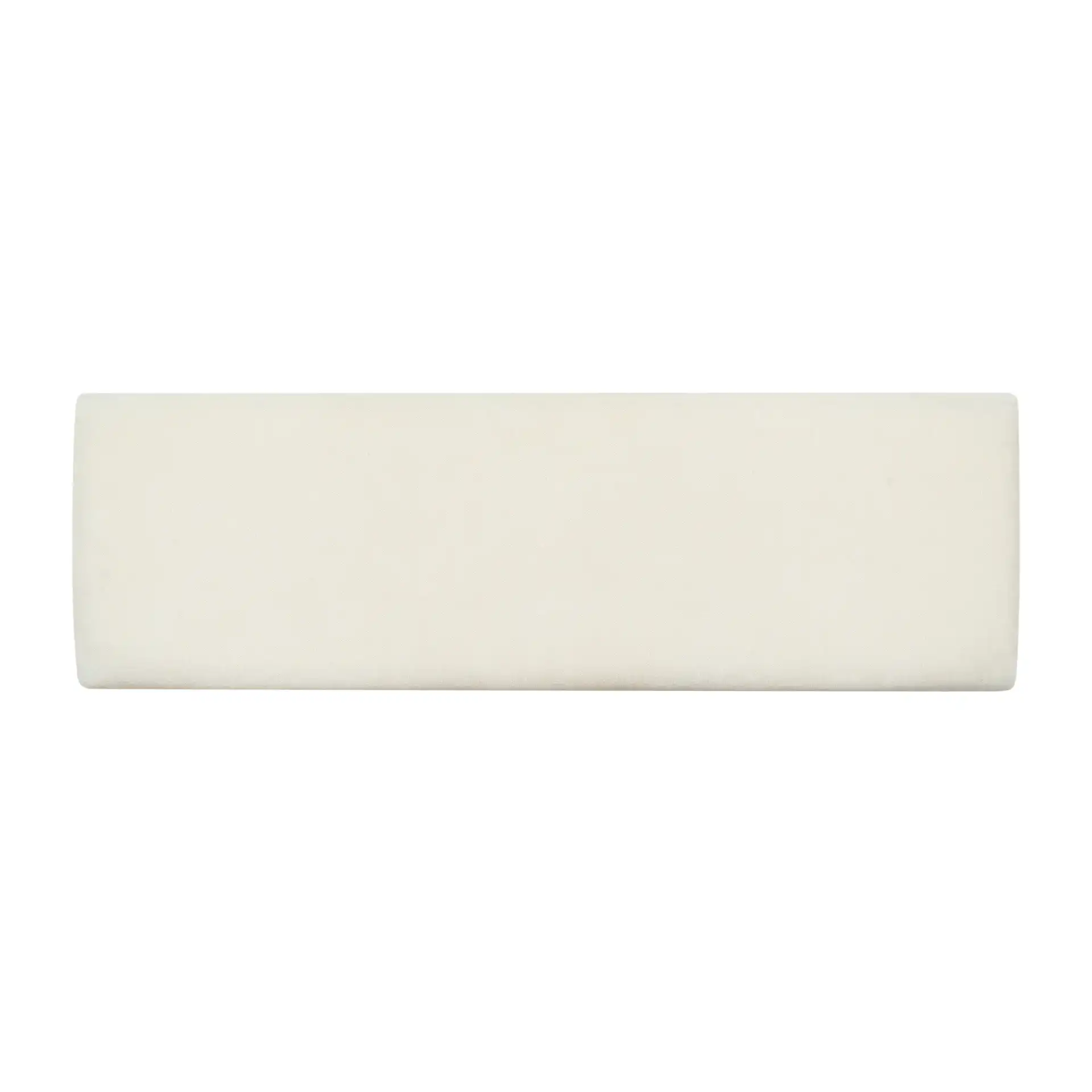Doriella Wood Bench in Walnut / Beige, detail view