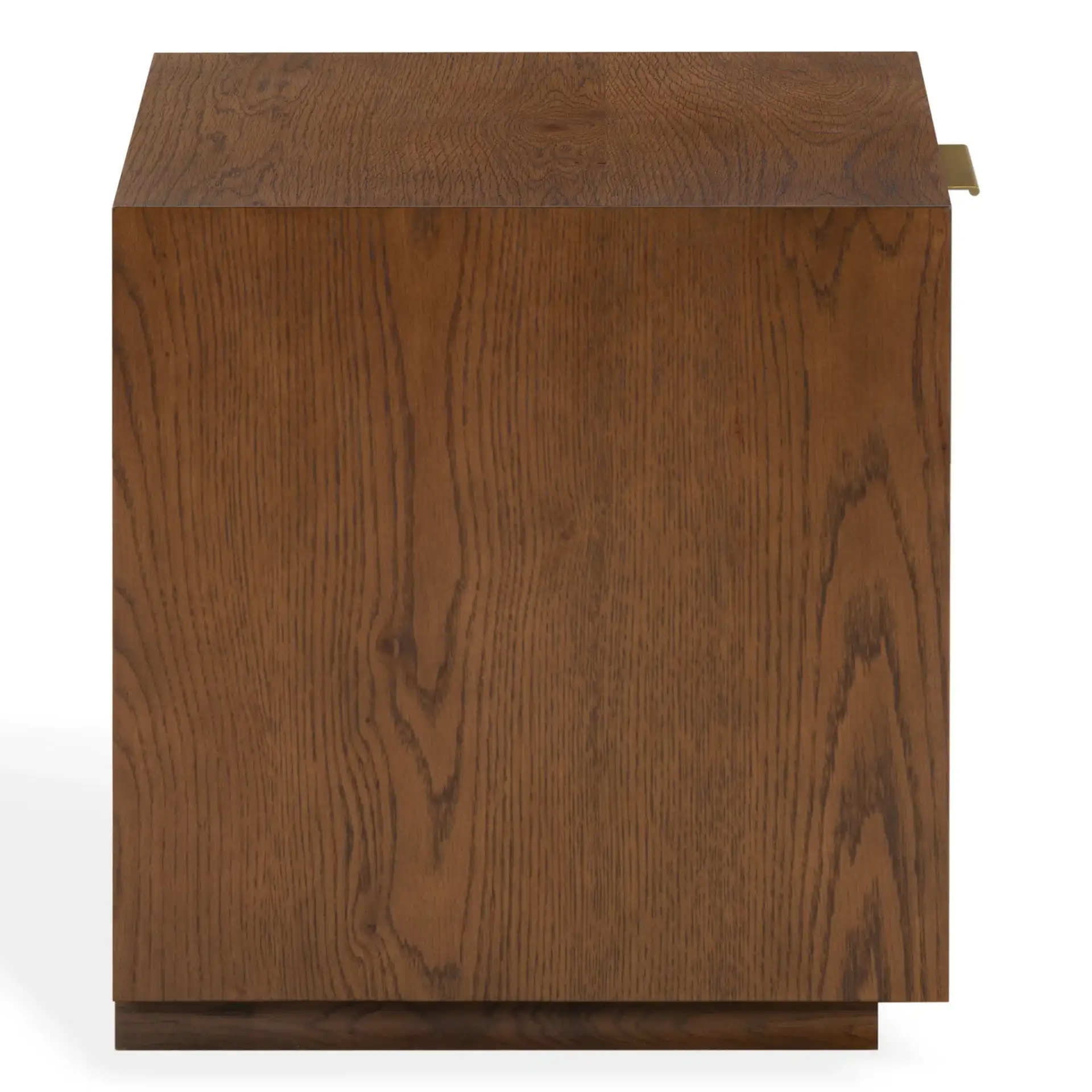 Gabribecca One-Drawer Nightstand in Walnut, detail view