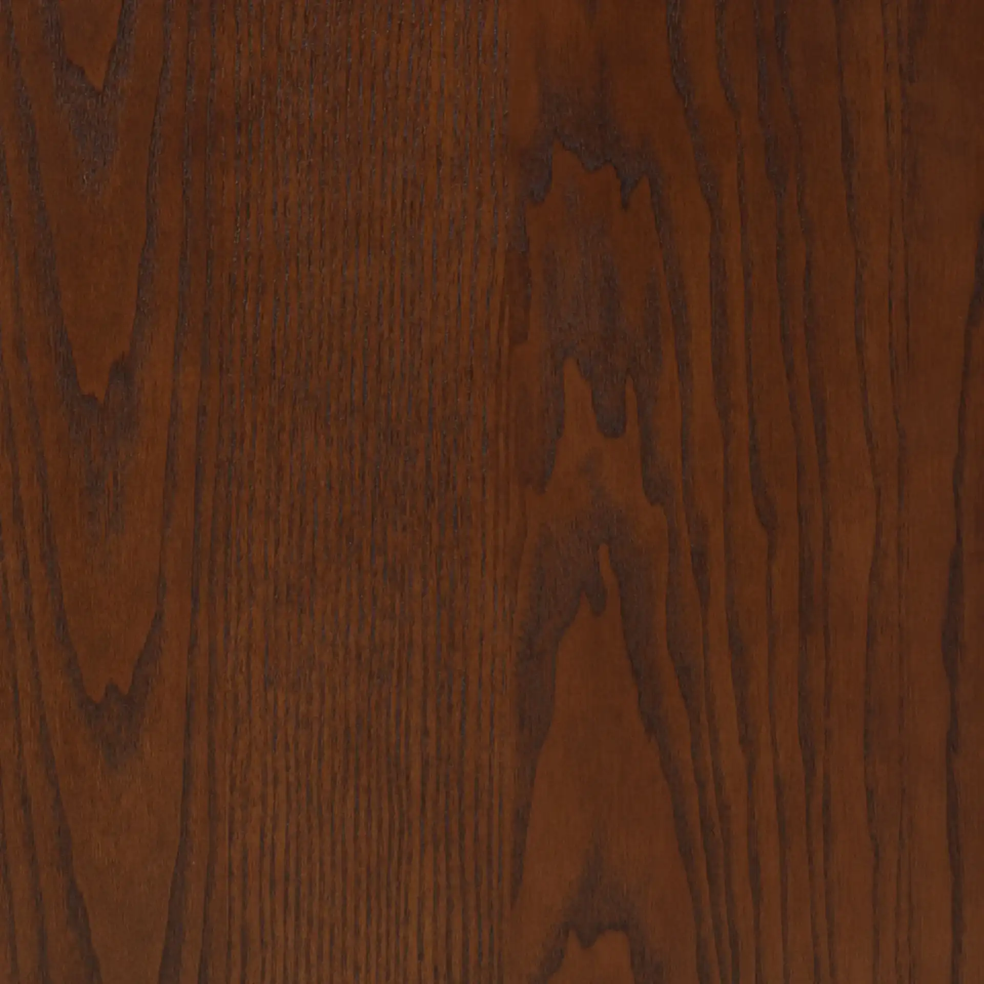 Caroline Two-Drawer Chest in Walnut, detail view