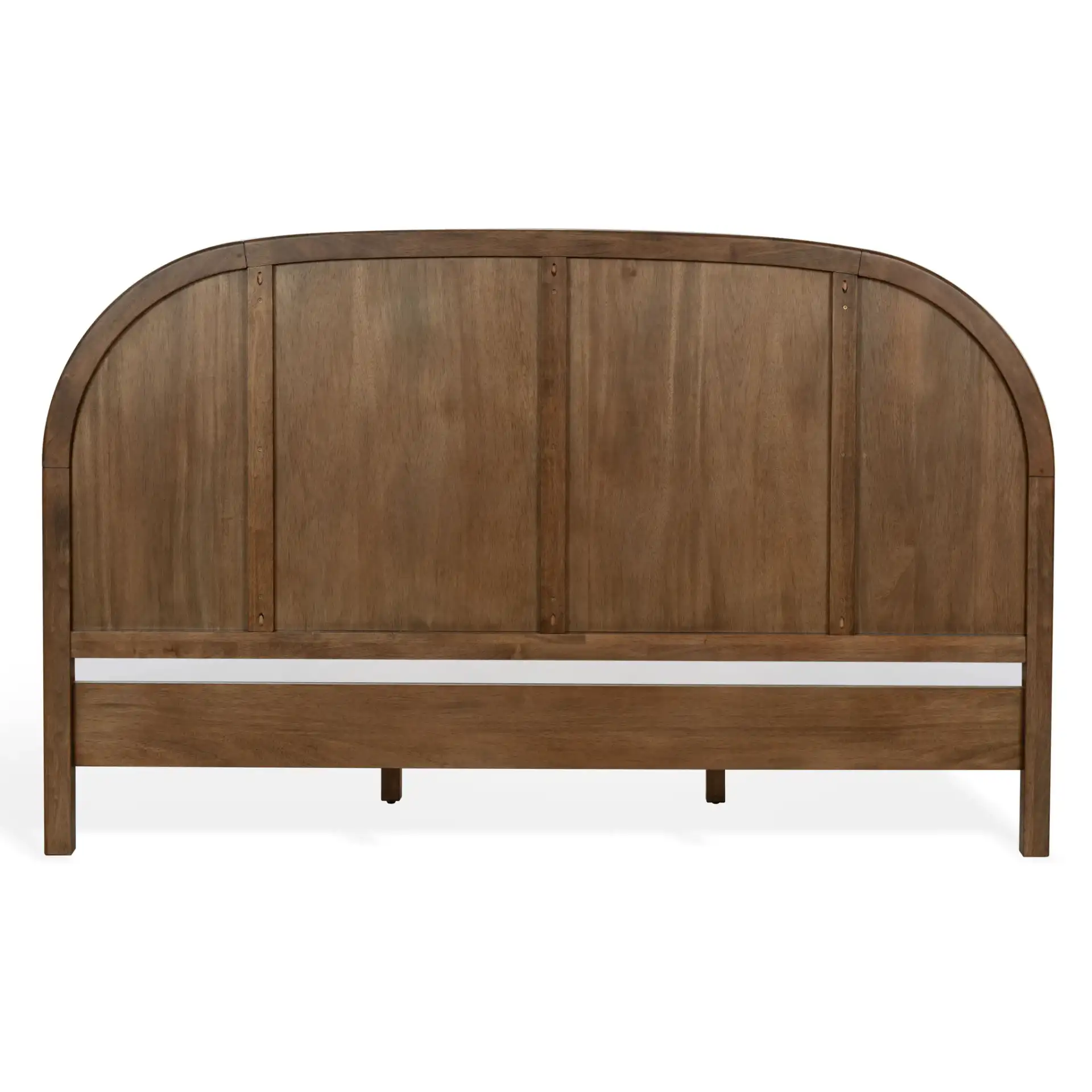Mandie Wood King Bed in Light Brown, detail view