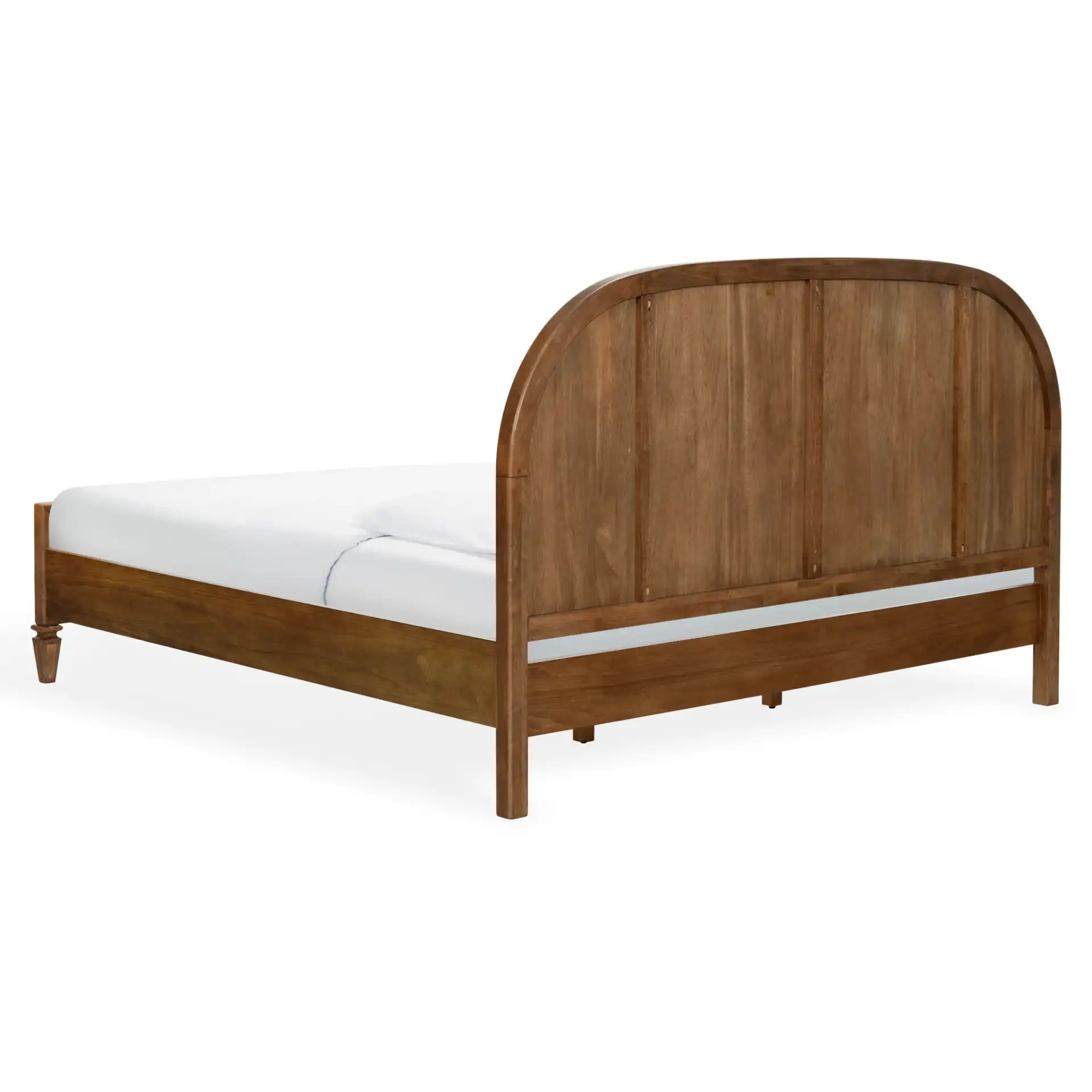 Mandie Wood King Bed in Light Brown, detail view