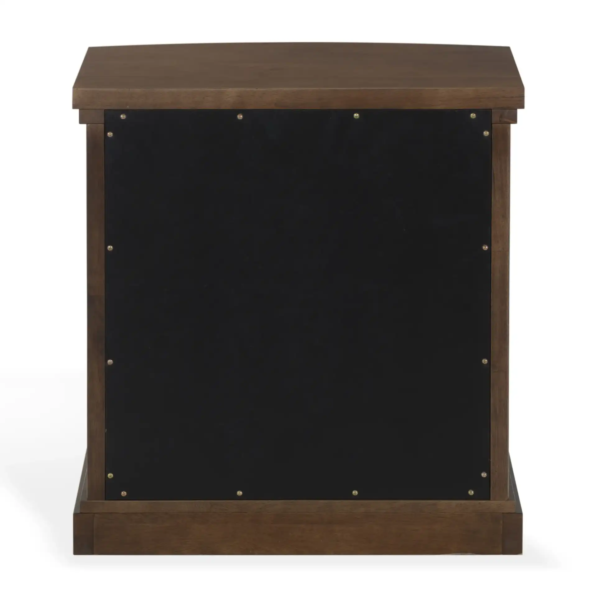 Dunne Fluted Drawer Front Nightstand in Dark Walnut, detail view