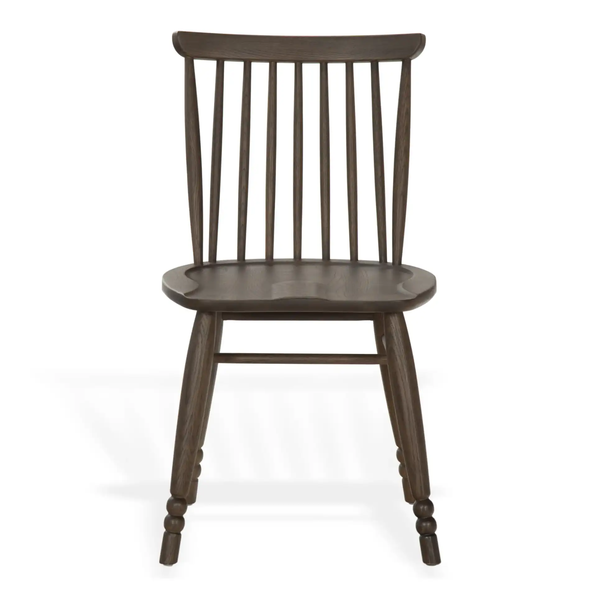 Juliandra Spindle Dining Chair (Set of 2) in Black, detail view