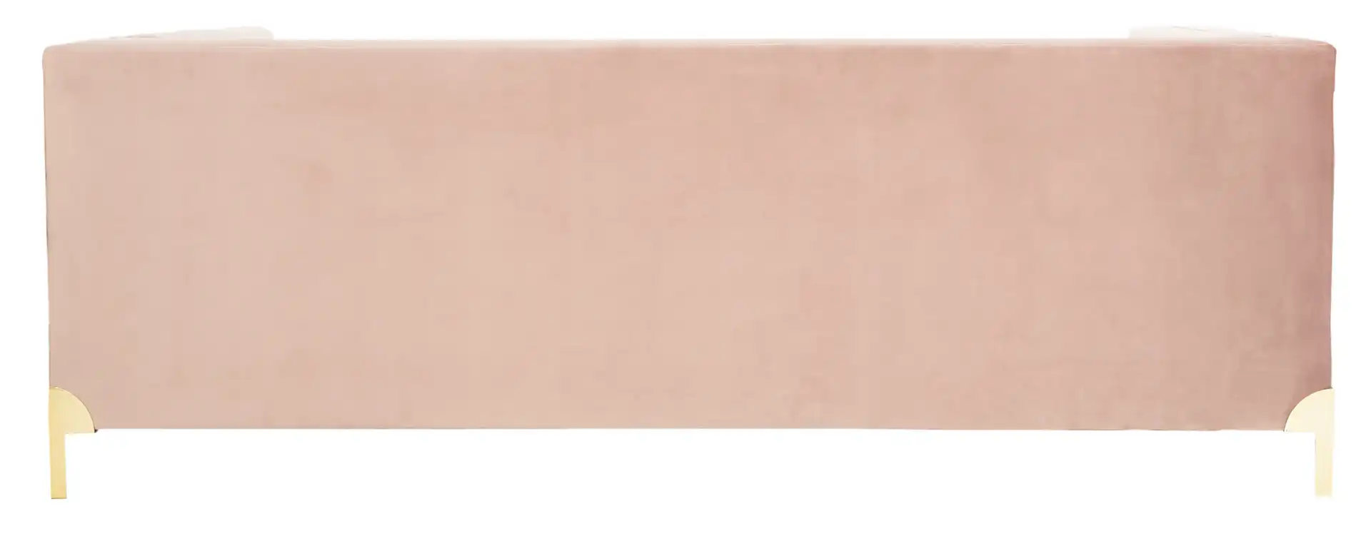 Luanna Diamond Trellis Sofa in Pale Mauve, detail view