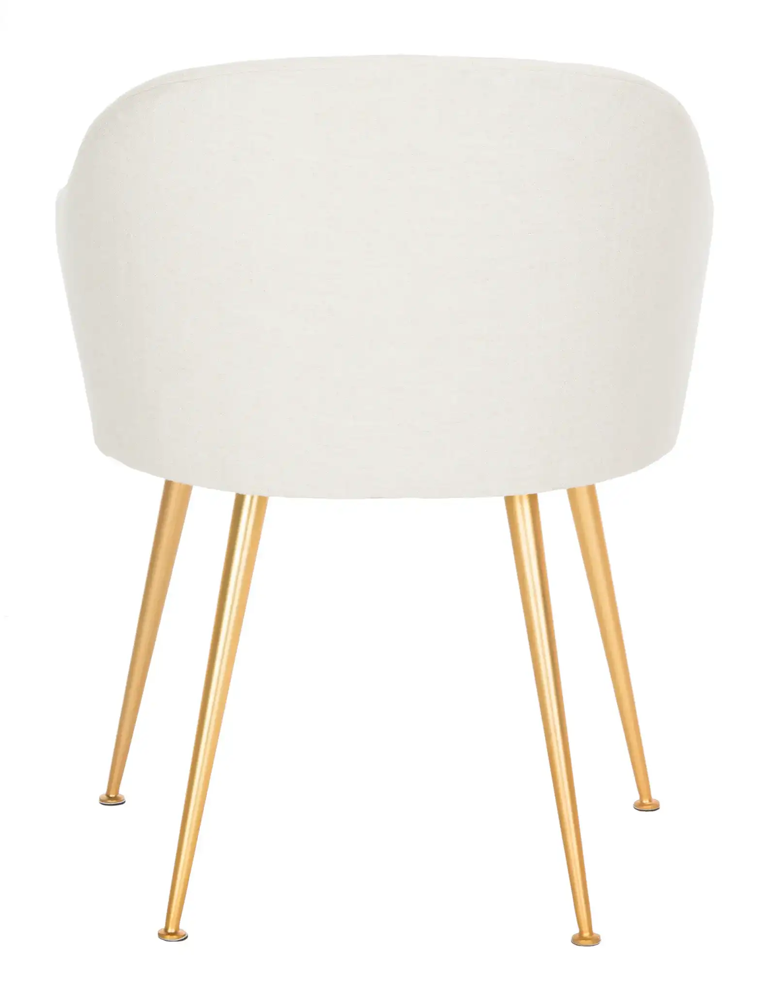 Edmond Arm Chair in Light Gray / Gold, detail view