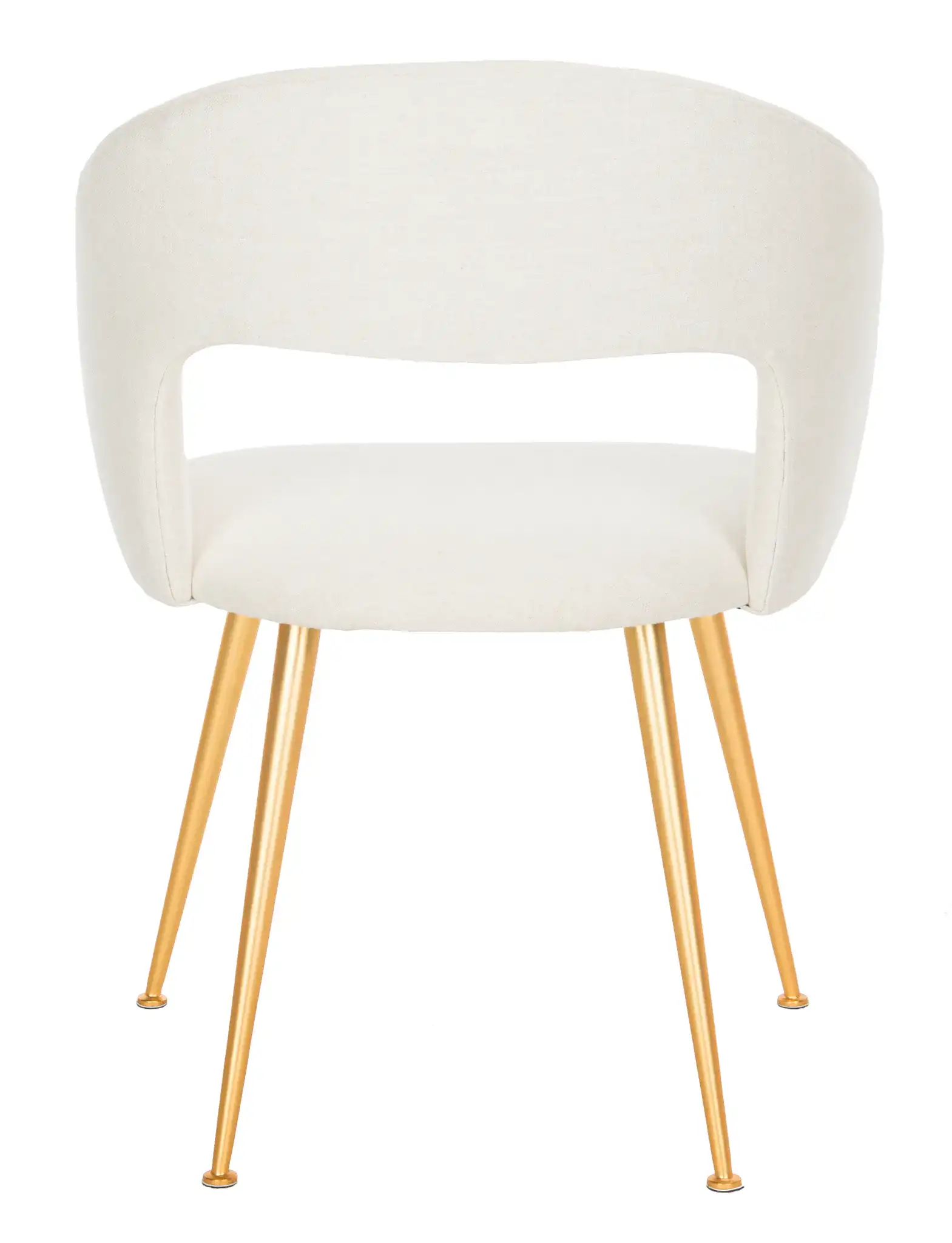 Lorina Arm Chair in Cream / Gold, detail view