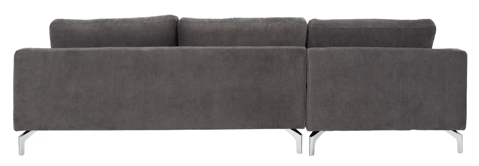 Nicholsen Modern Sofa in Anthracite, detail view
