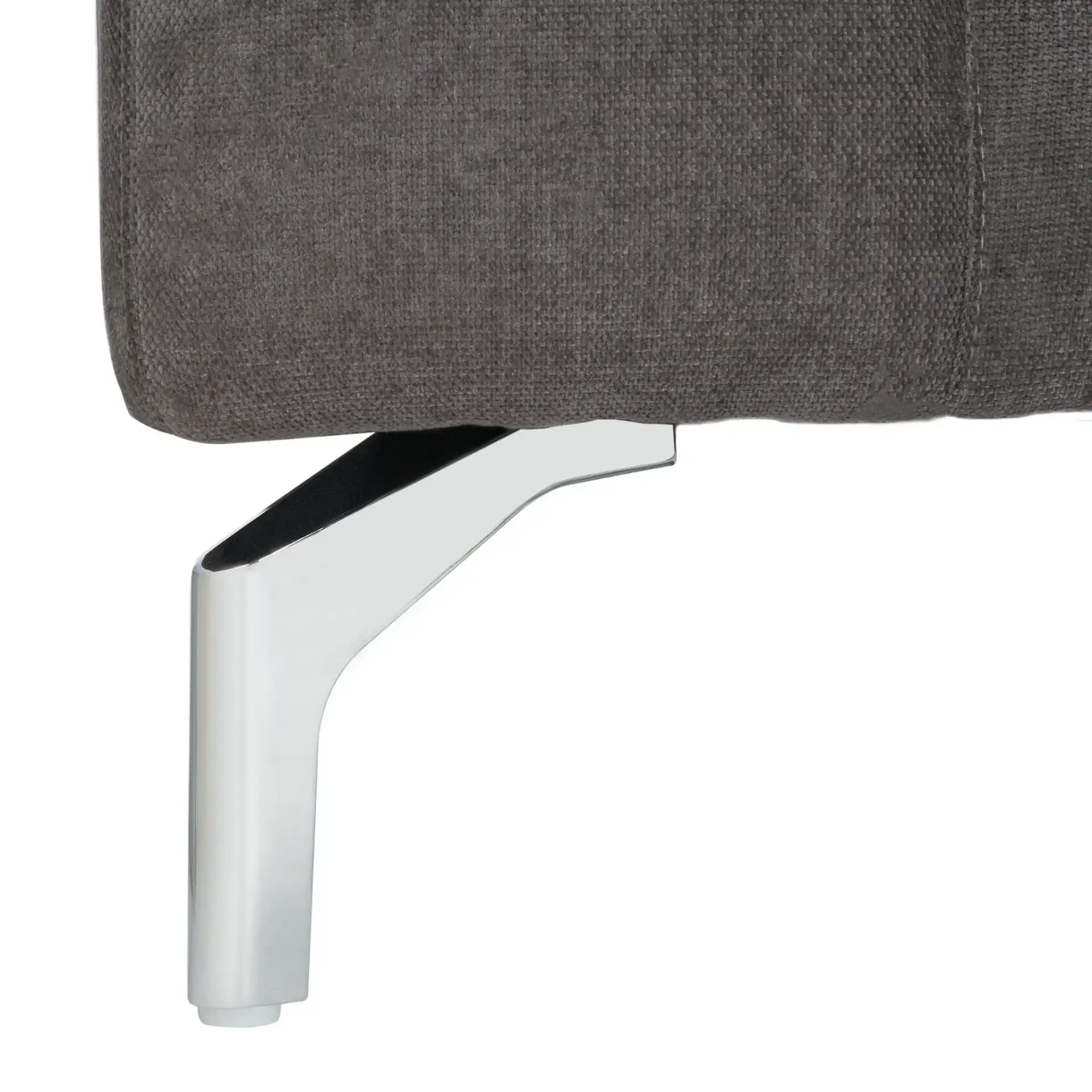 Nicholsen Modern Sofa in Anthracite, detail view