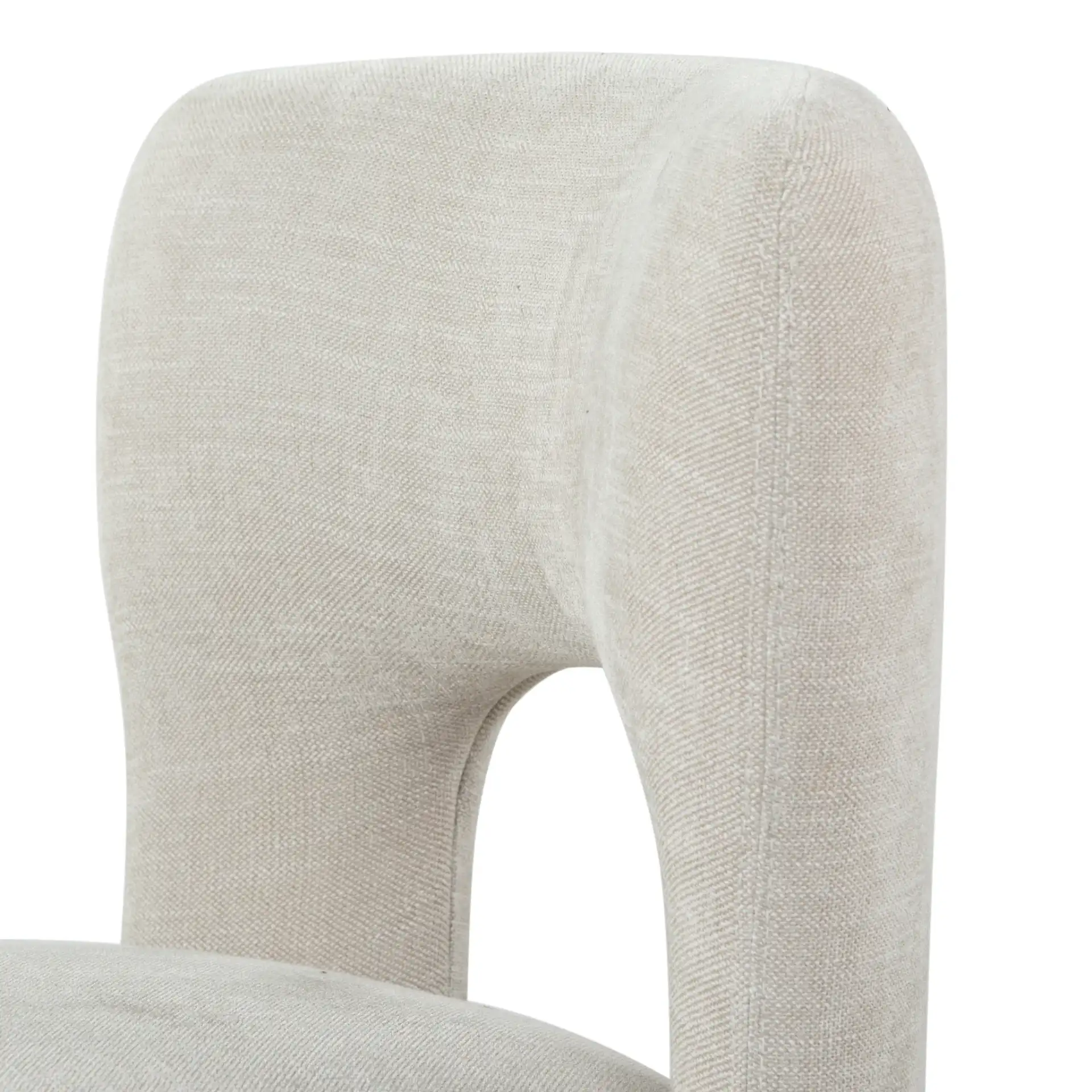 Tamlyn Dining Chair in Beige in a styled room