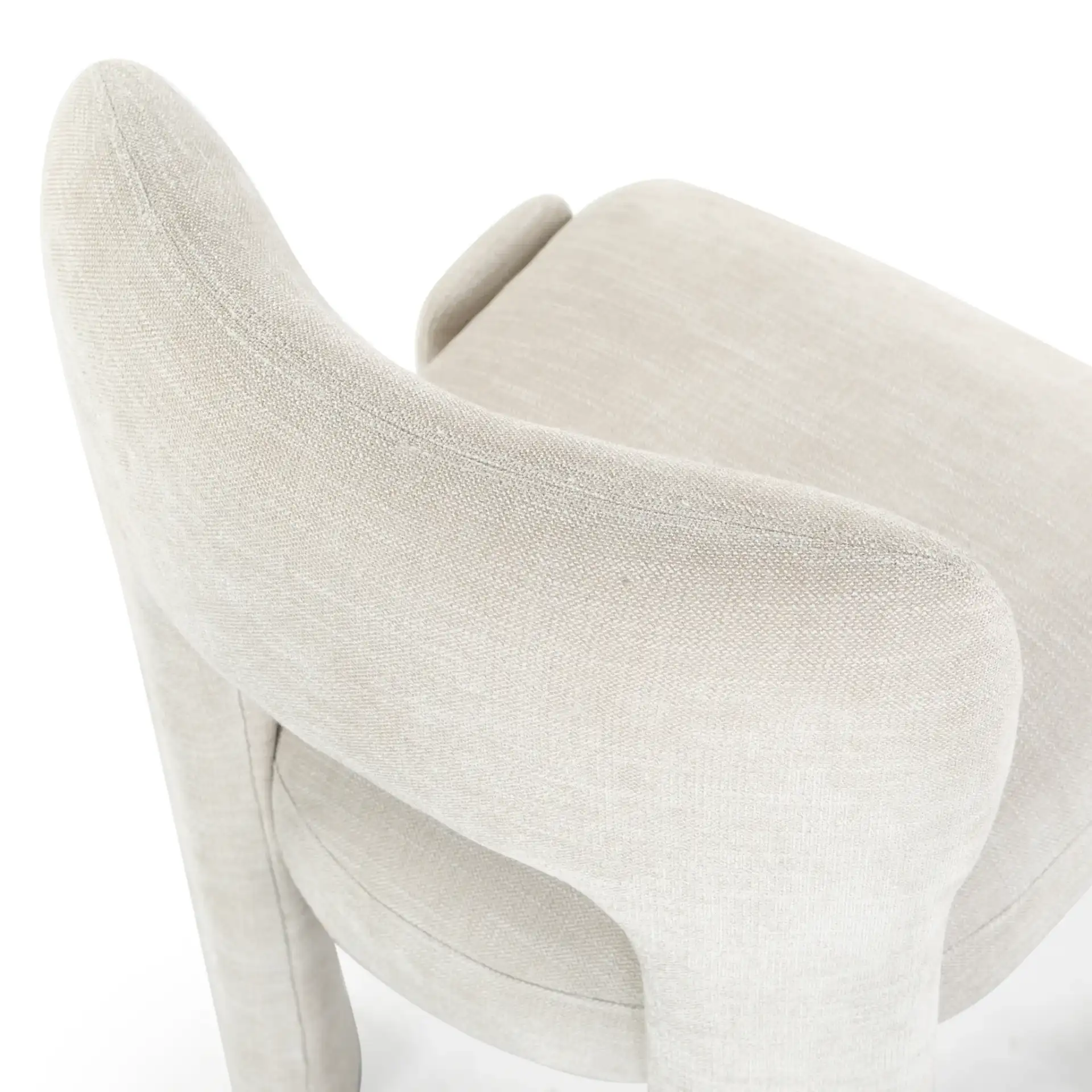 Tamlyn Dining Chair in Beige in a styled room