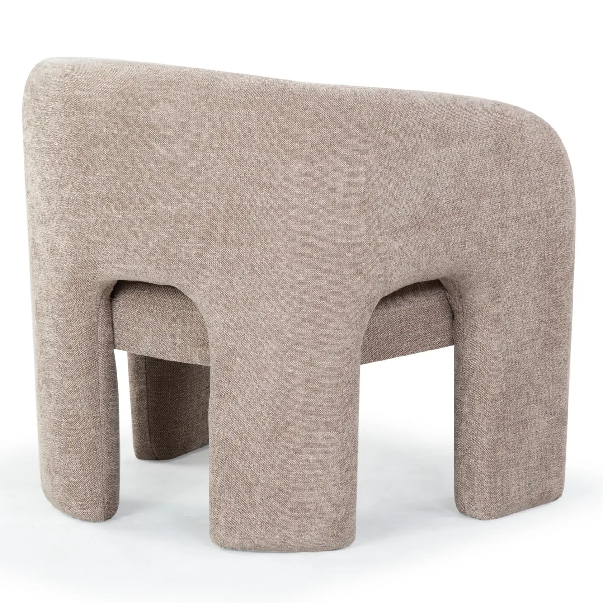 Tamlyn Accent Chair in Light Brown, detail view