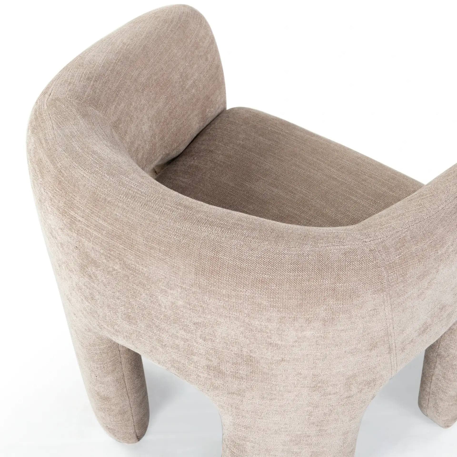 Tamlyn Accent Chair in Light Brown in a styled room