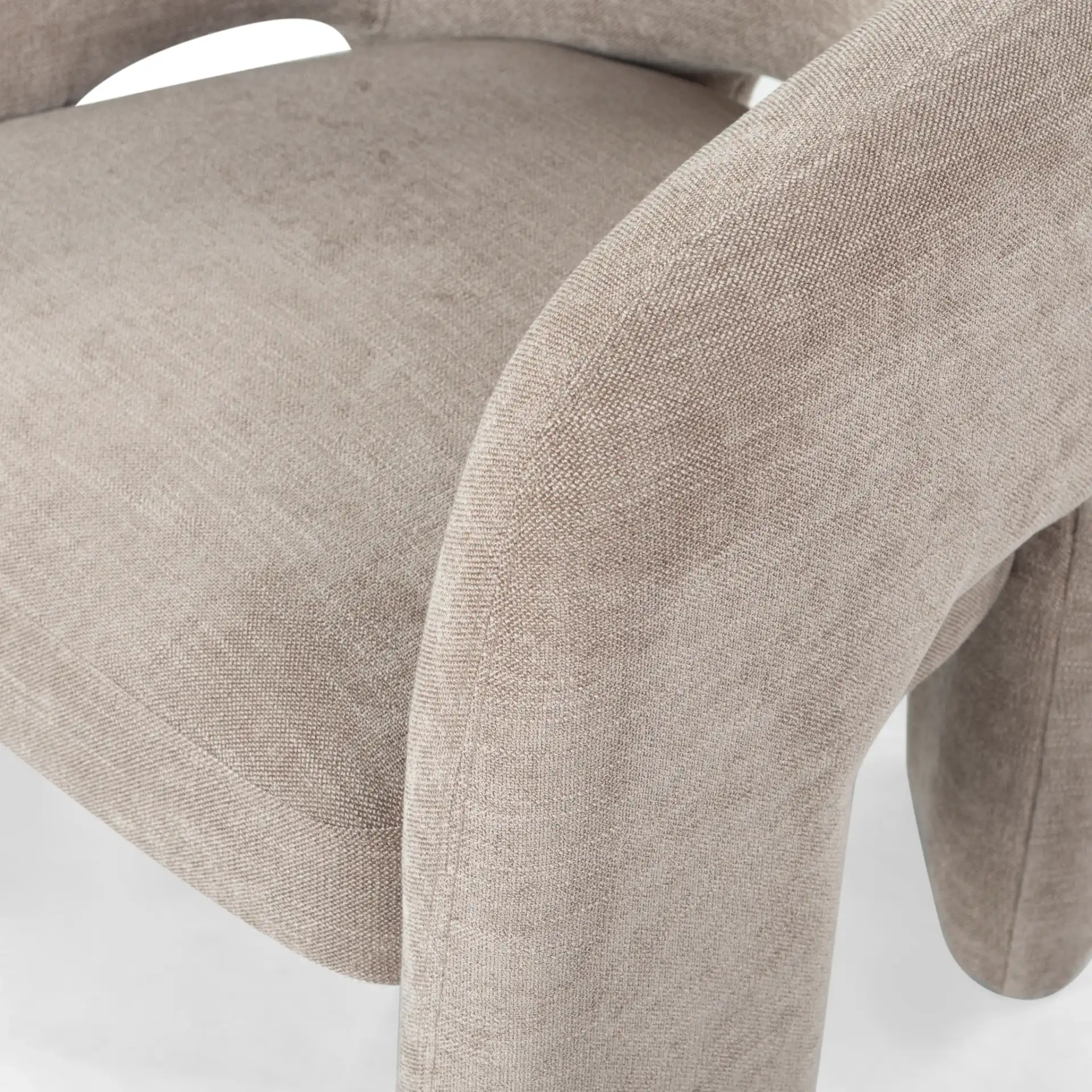 Tamlyn Accent Chair in Light Brown in a styled room