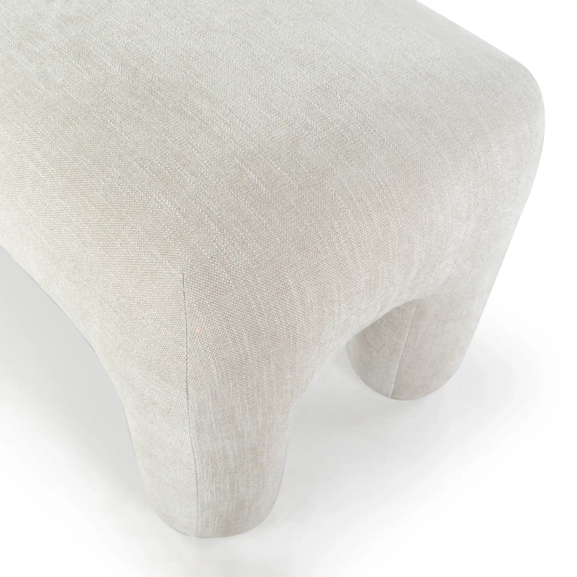 Tamlyn Bench in Beige in a styled room