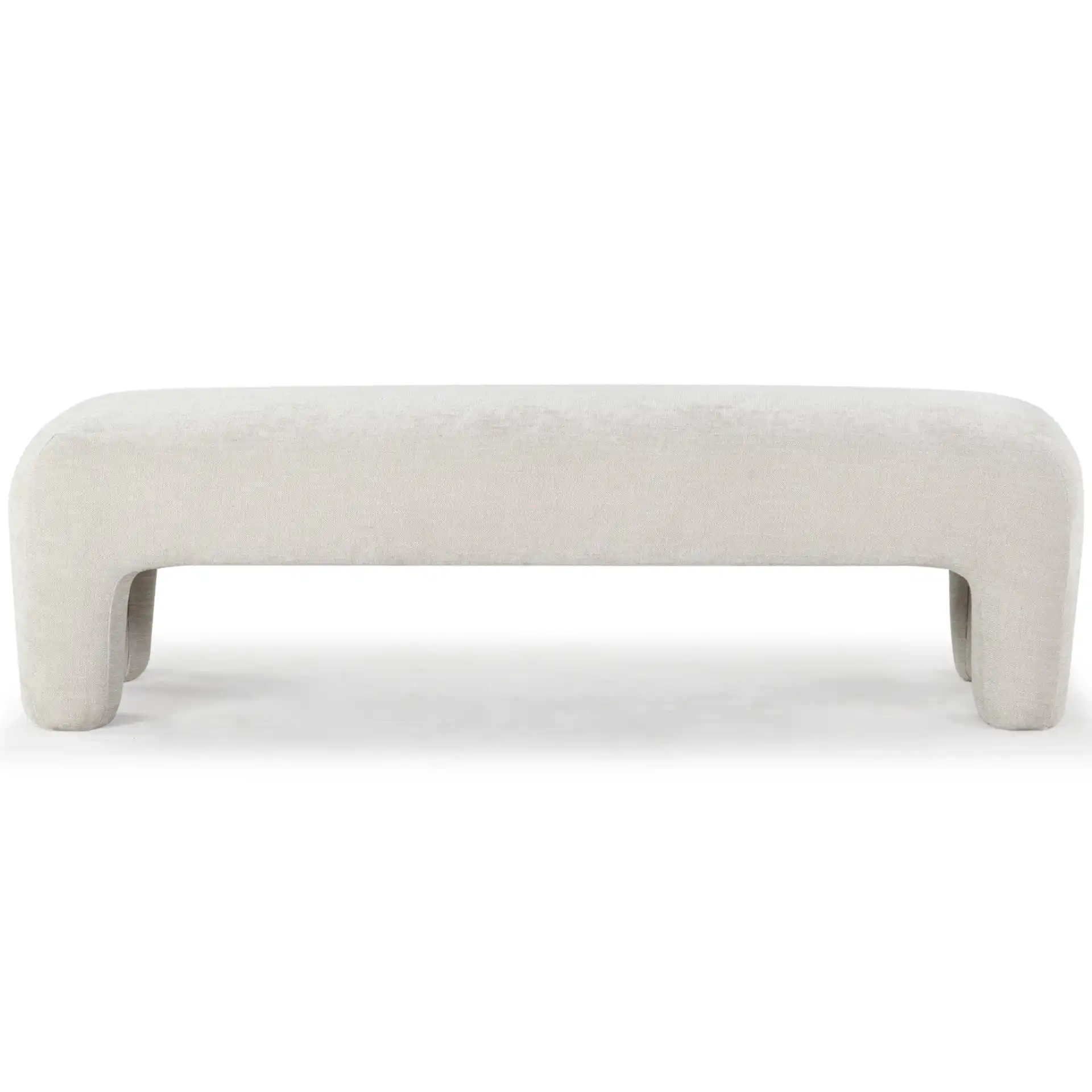 Tamlyn Bench in Beige, detail view